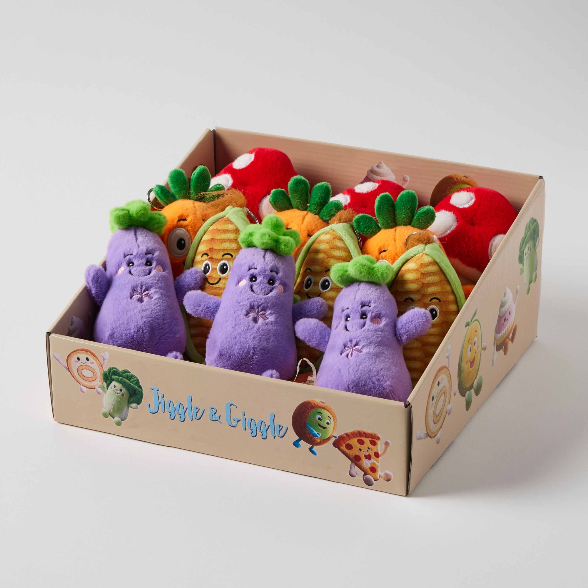 Munchettes Plush Veggie Keychain
