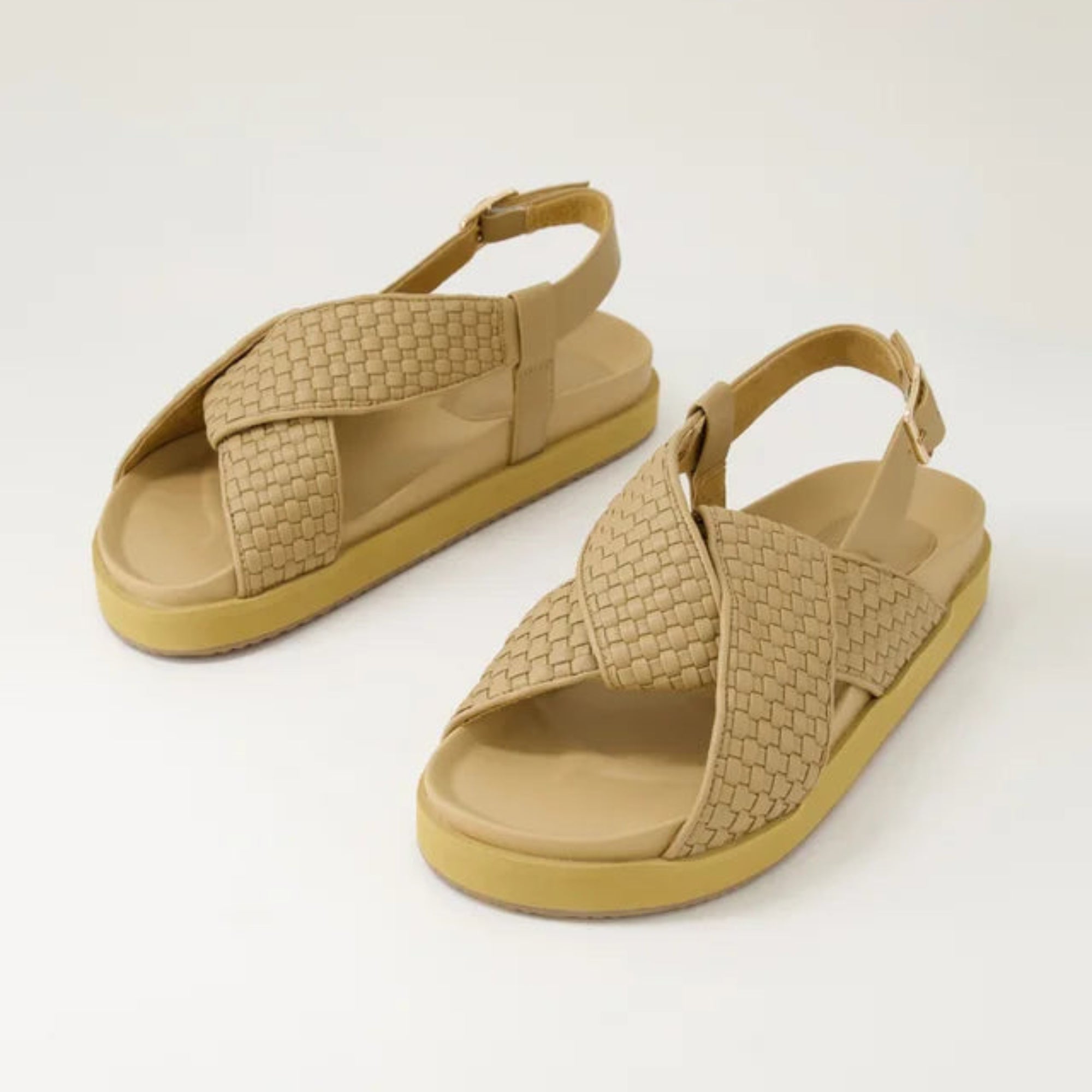 Mya Sandal Woven Biscuit