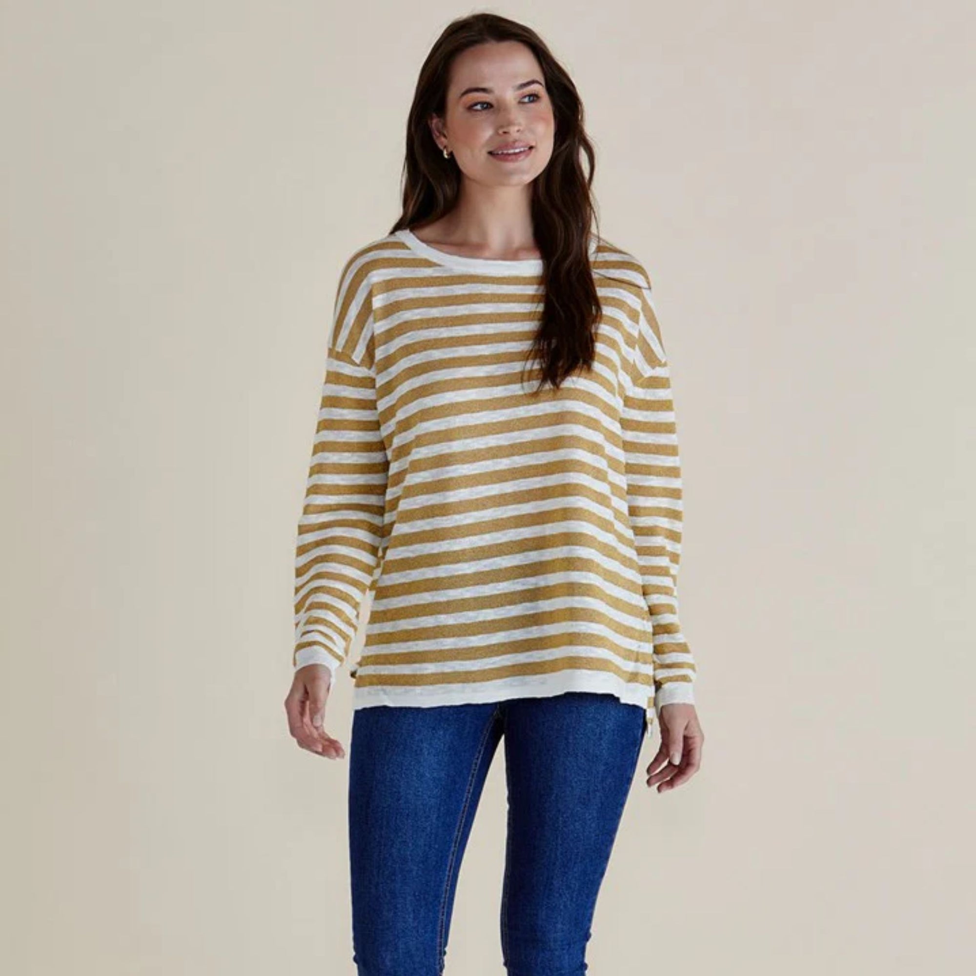 Natasha Knit Top Gold