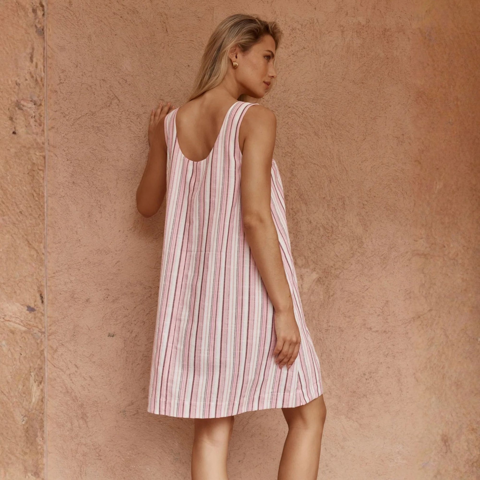 Nikolai Multi Stripe Mini Dress