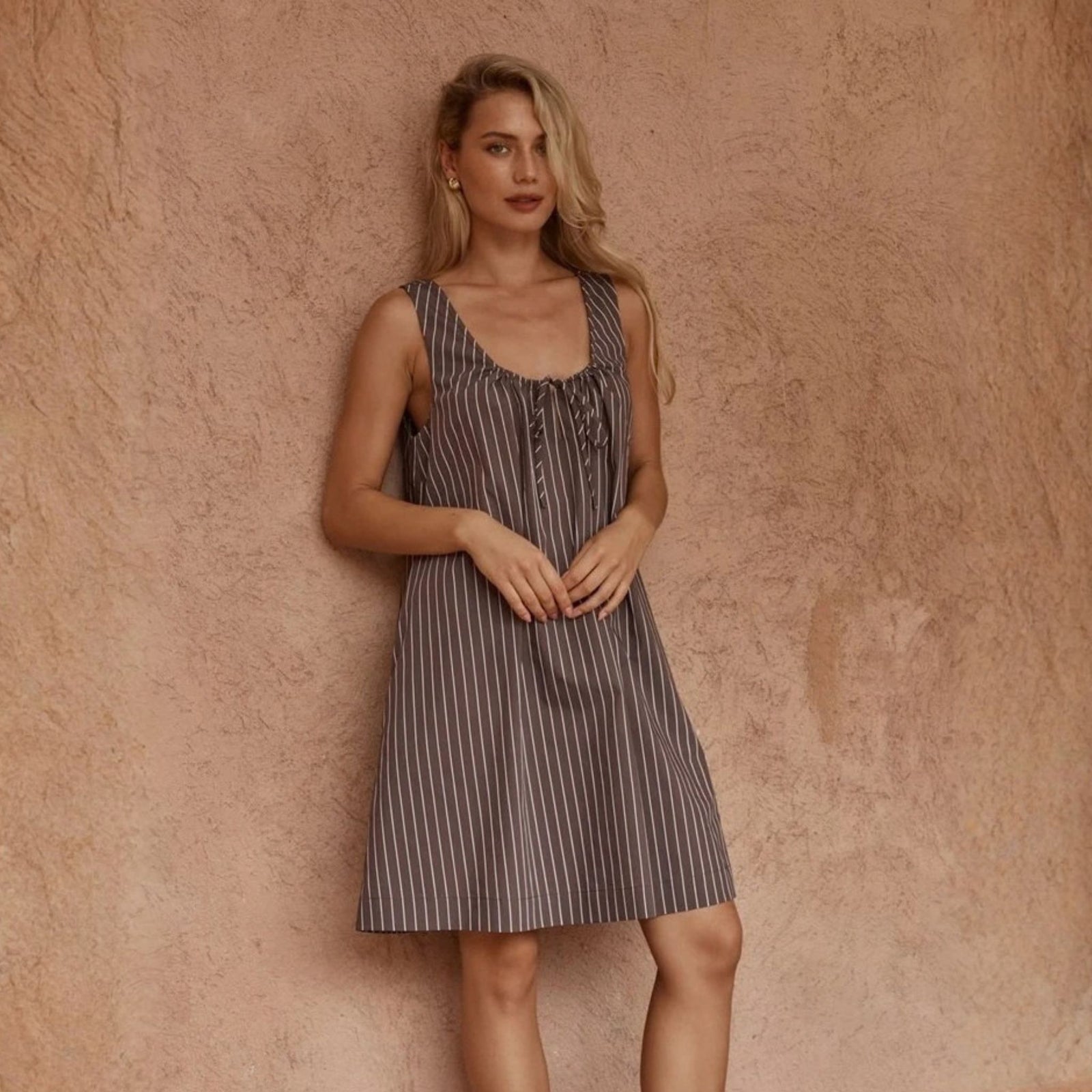 Nola Stripe Mini Dress