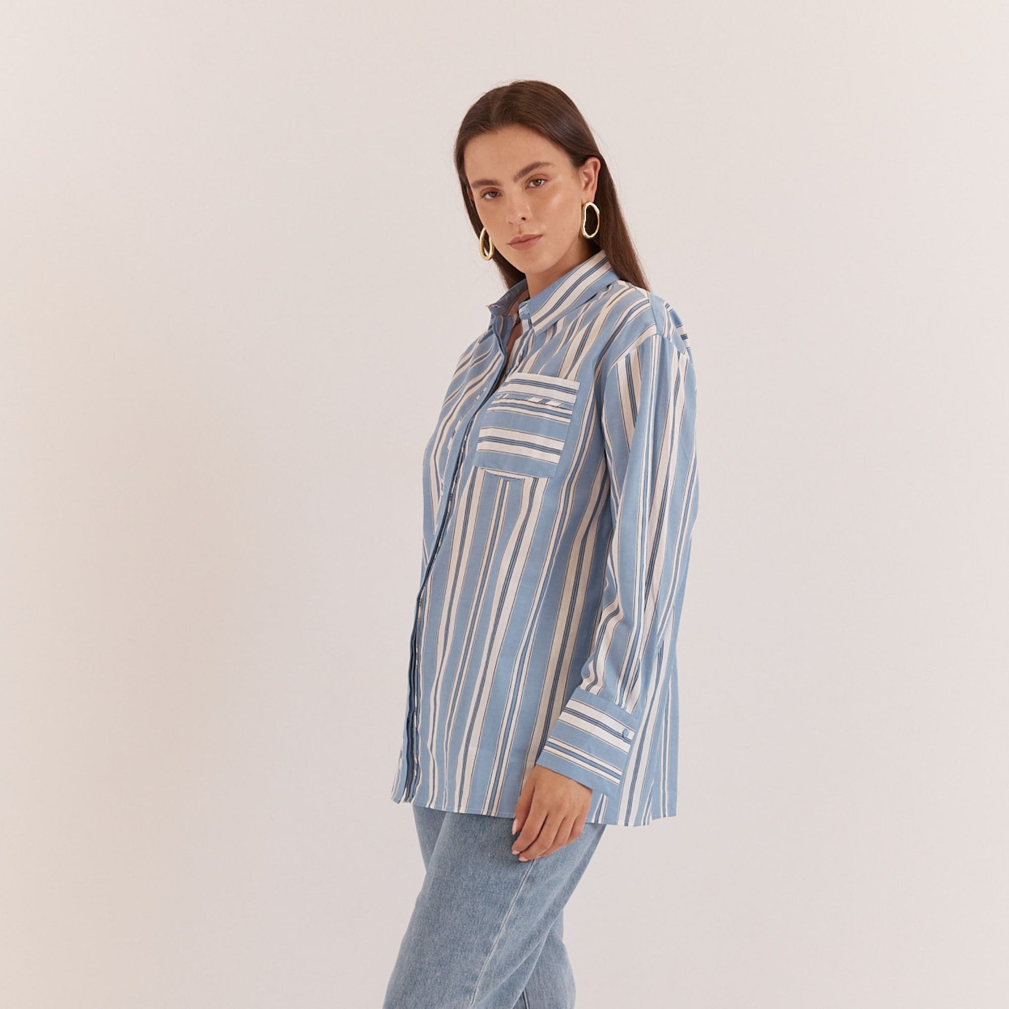 Nyx Piped Stripe Shirt