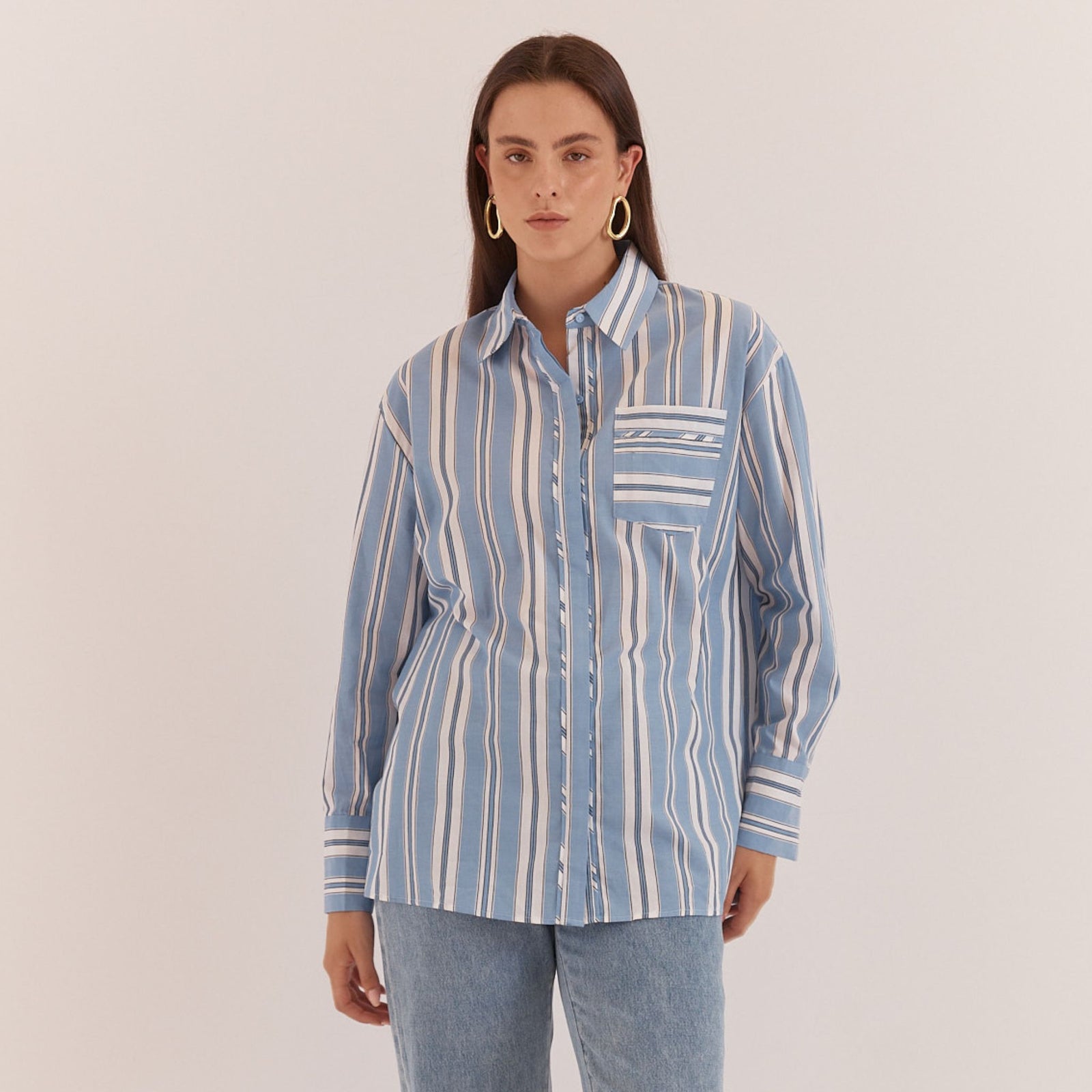 Nyx Piped Stripe Shirt
