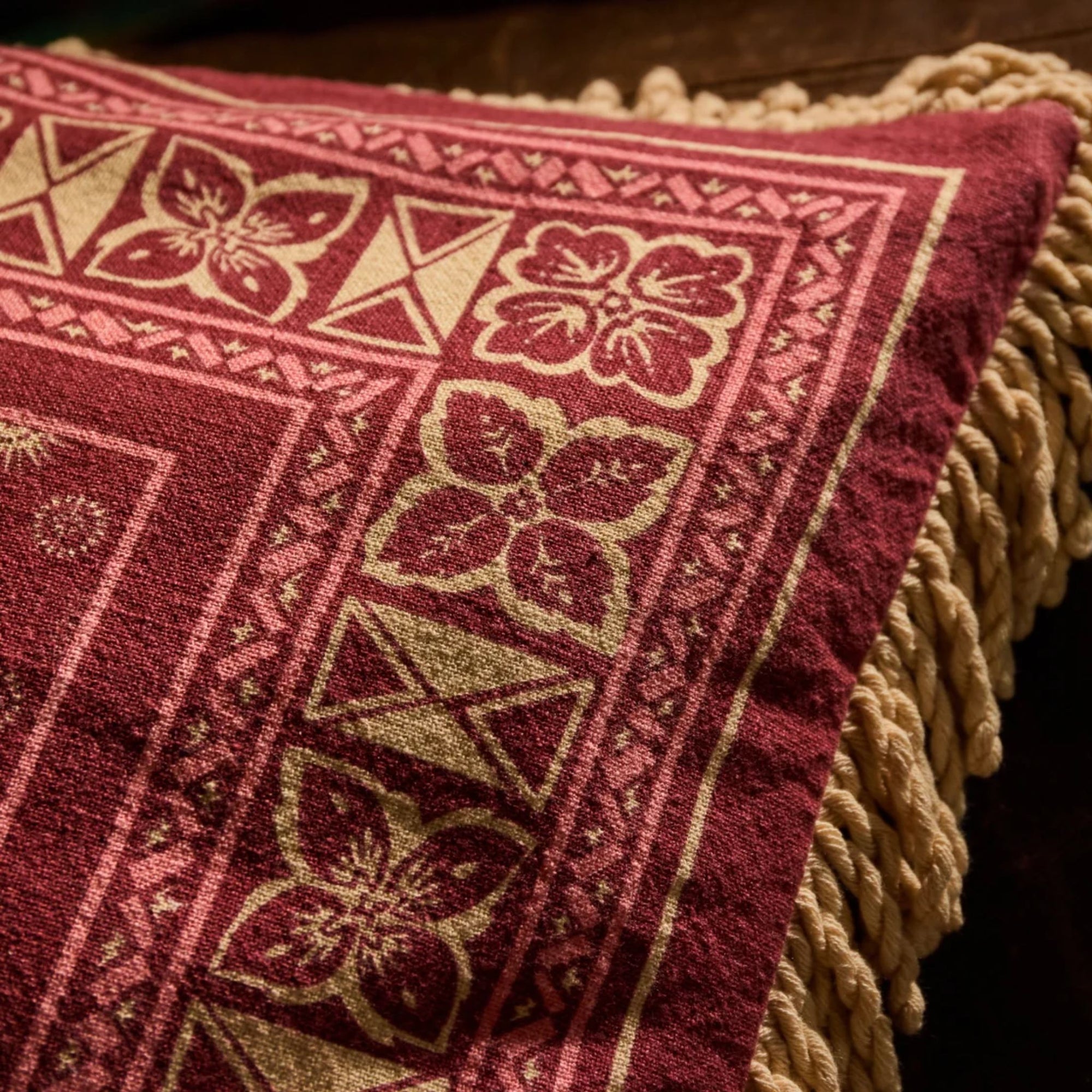 Odessa Reversible Cushion Poppy