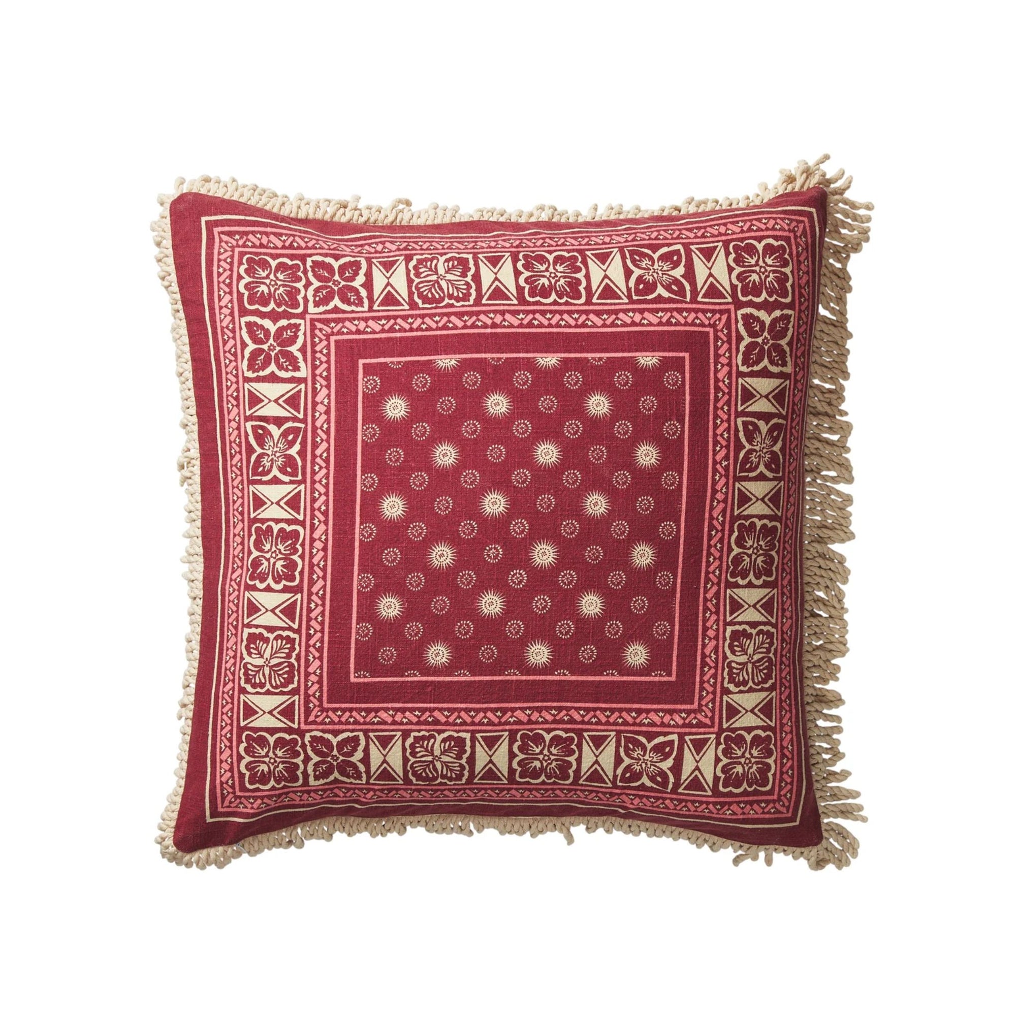 Odessa Reversible Cushion Poppy