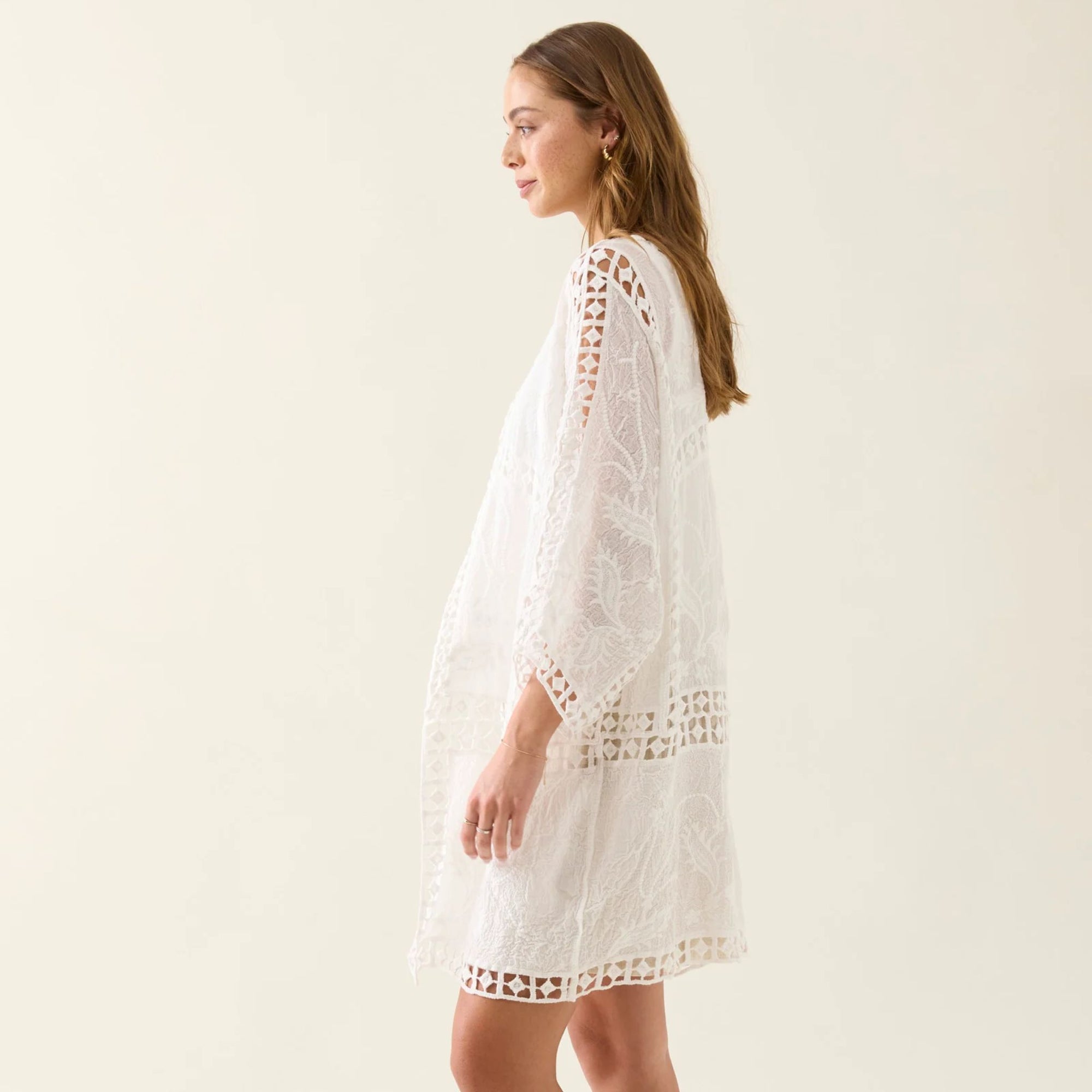 Oline Lace Kimono