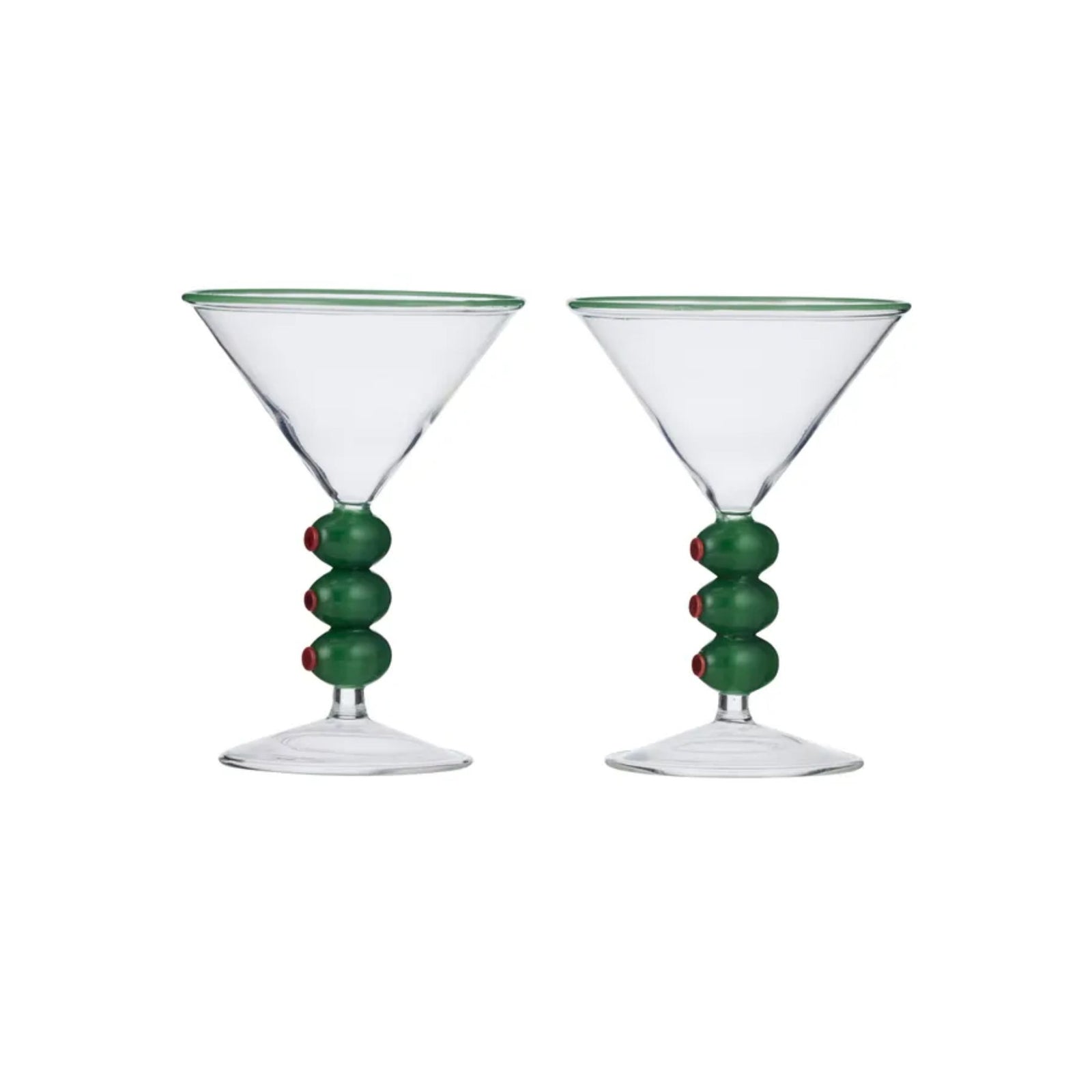 Olive Cocktail Glasses