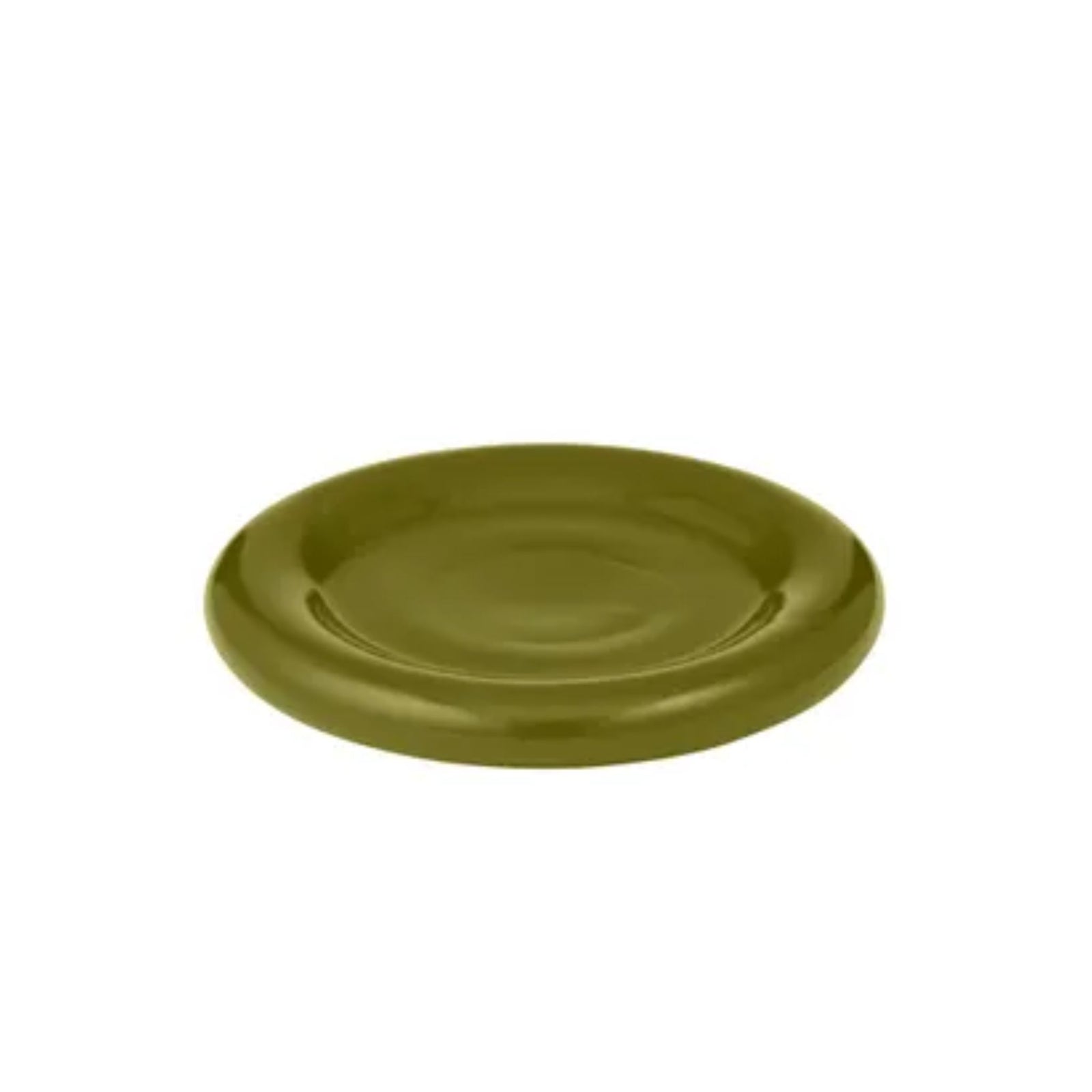 Orb Ceramic Platter Olive
