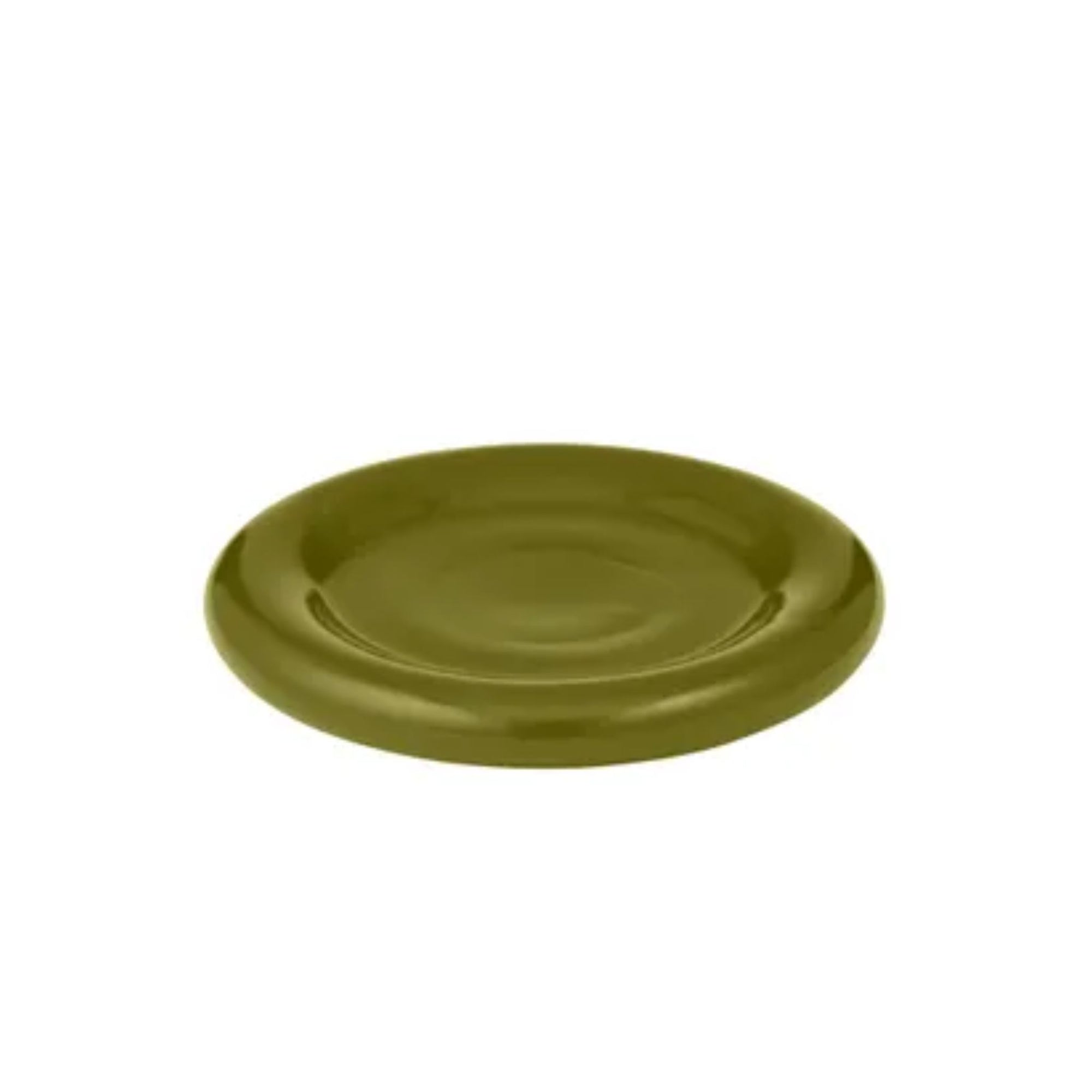 Orb Ceramic Platter Olive
