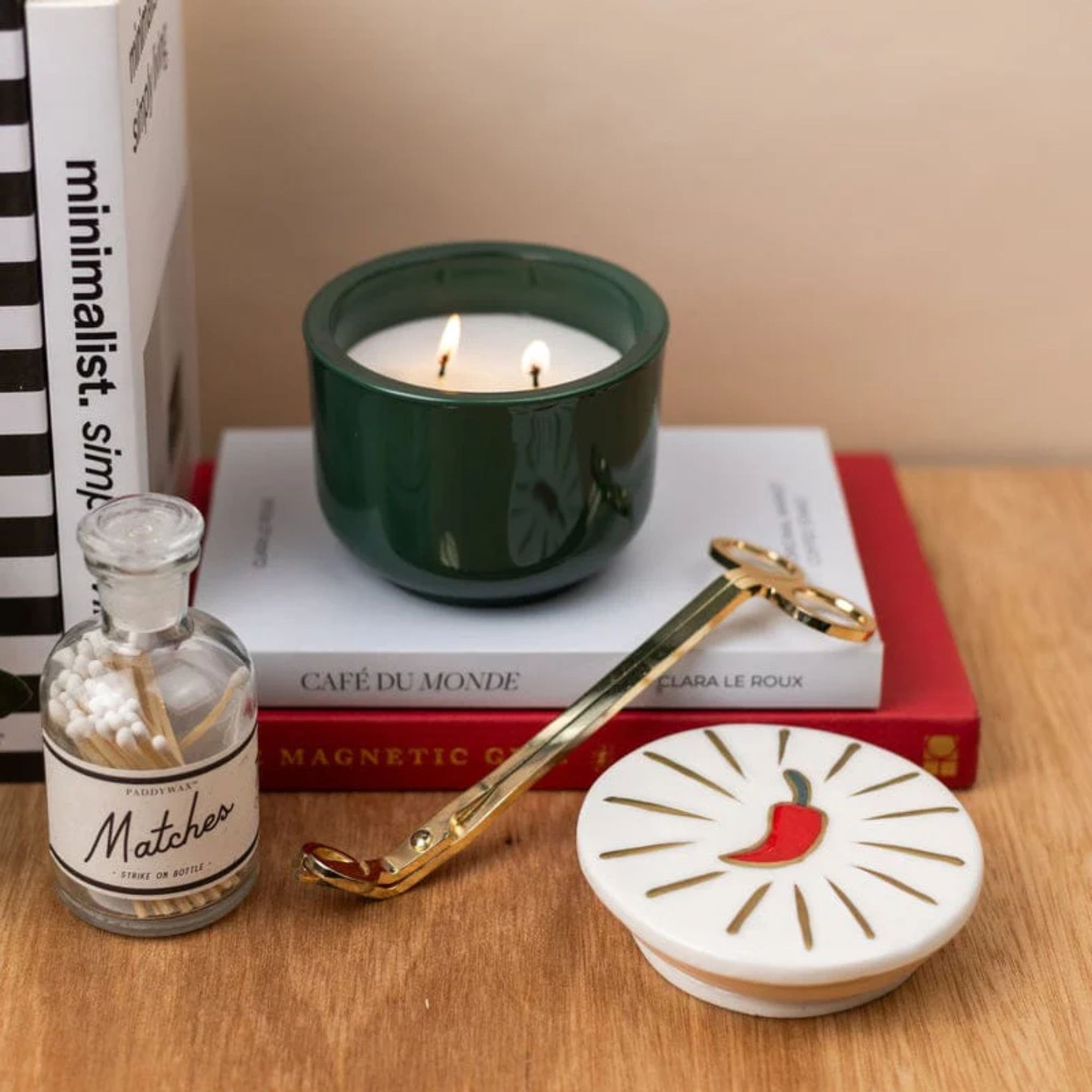 Charmed Glass Candle - Chilli Pepper &amp; Mango