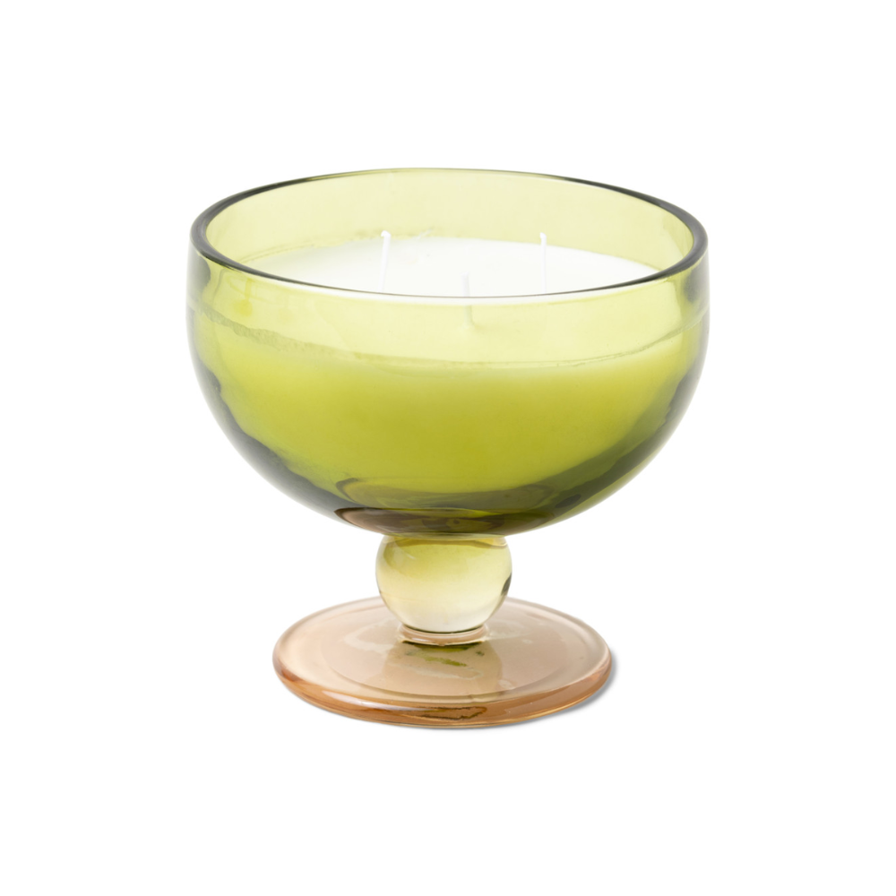Glass Goblet Candle