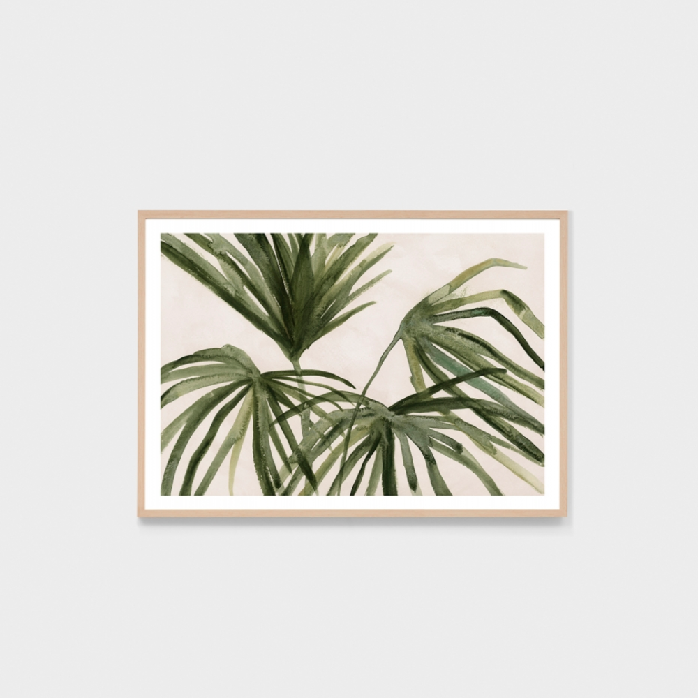 Palm Impression Framed Print