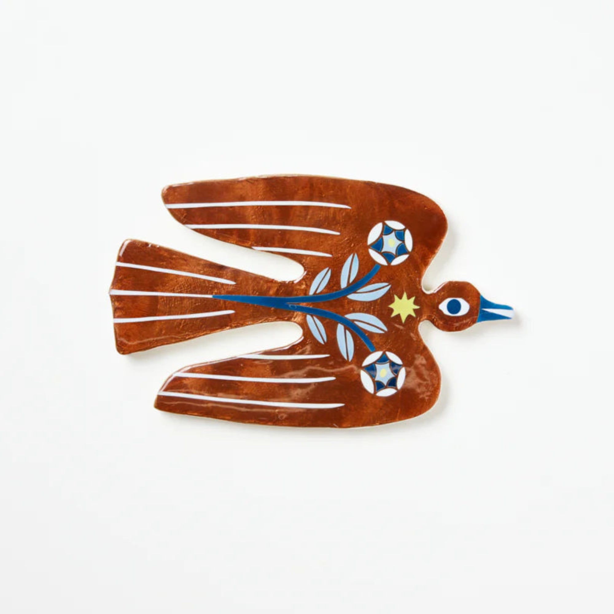 Paloma Brown Bird Wall Tile