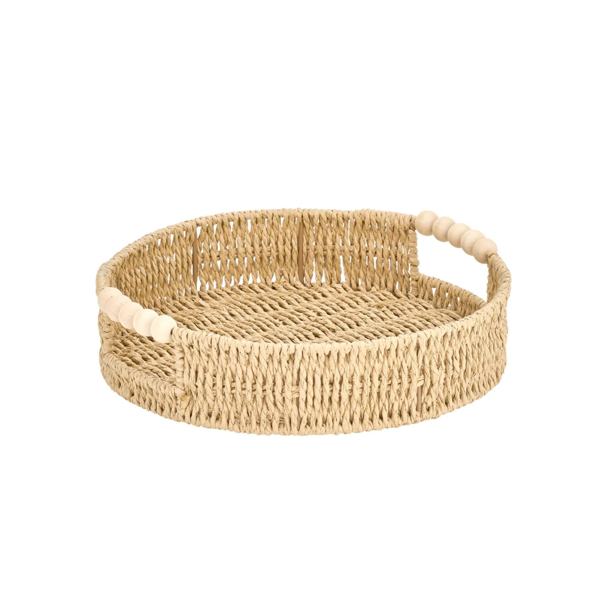 Papier Woven Round Tray