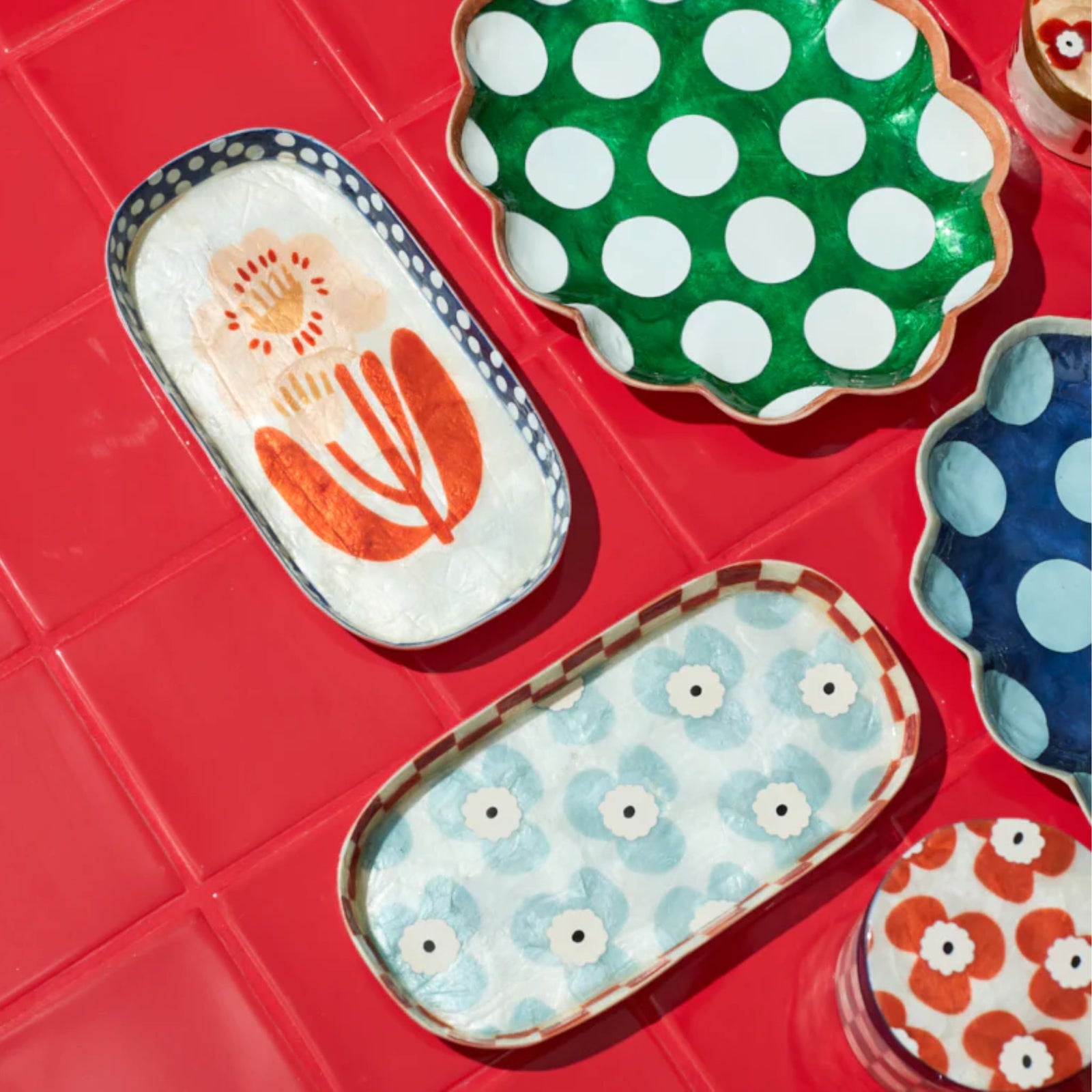 Paradis Blue Spot Tray