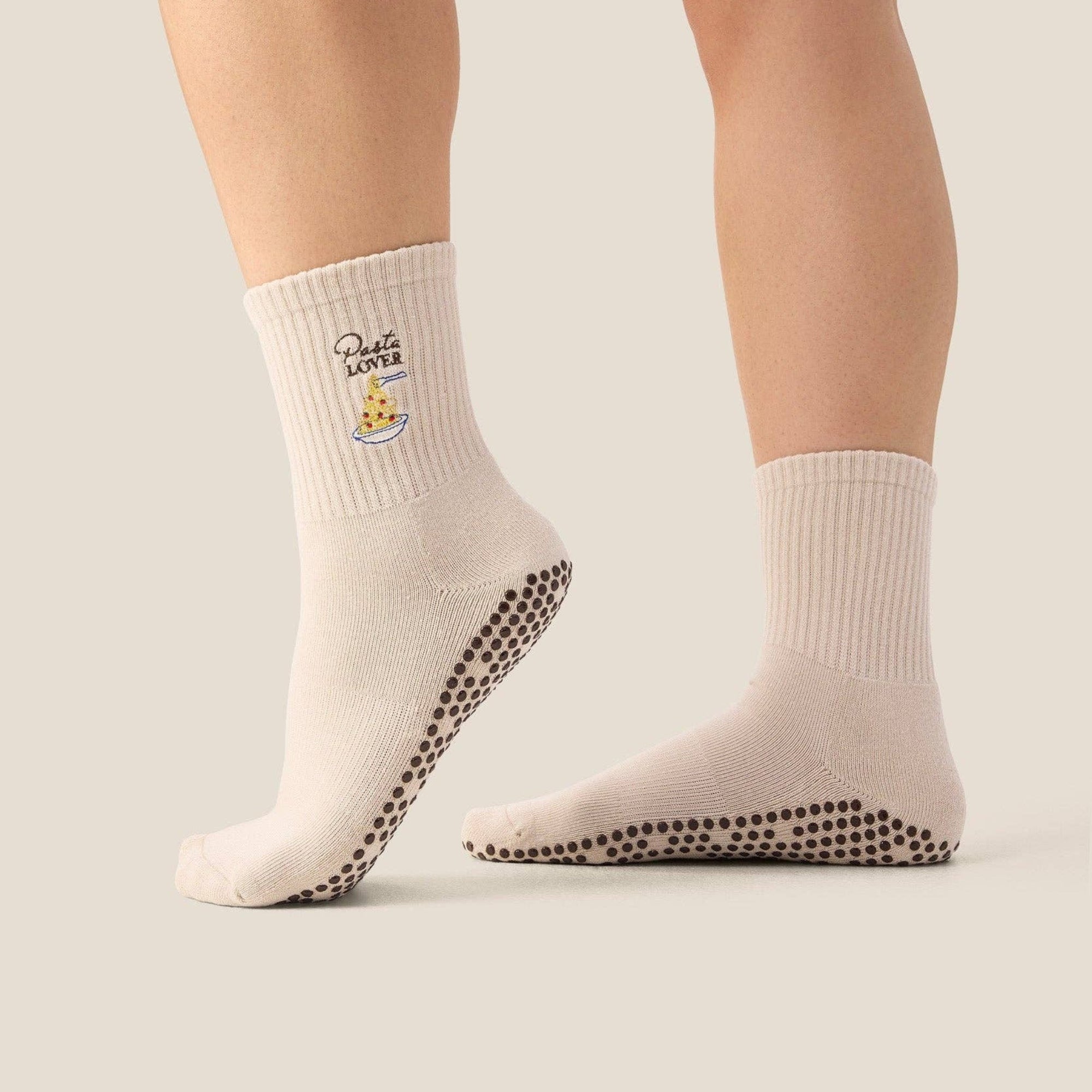 Crew Grip Socks Pasta Lover