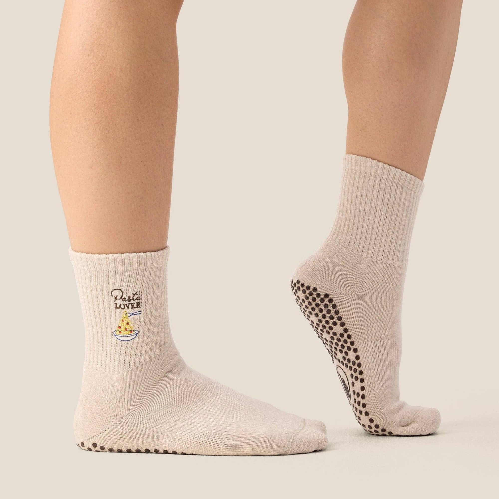 Crew Grip Socks Pasta Lover