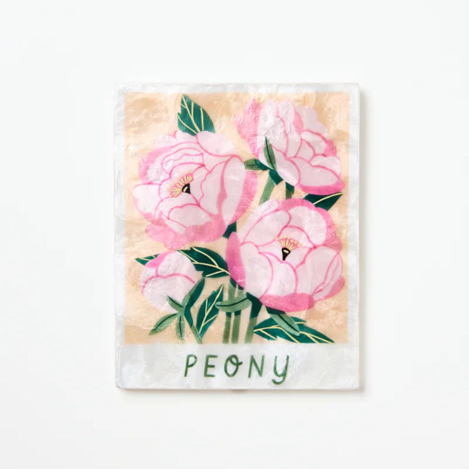 Market Peony Wall Tile