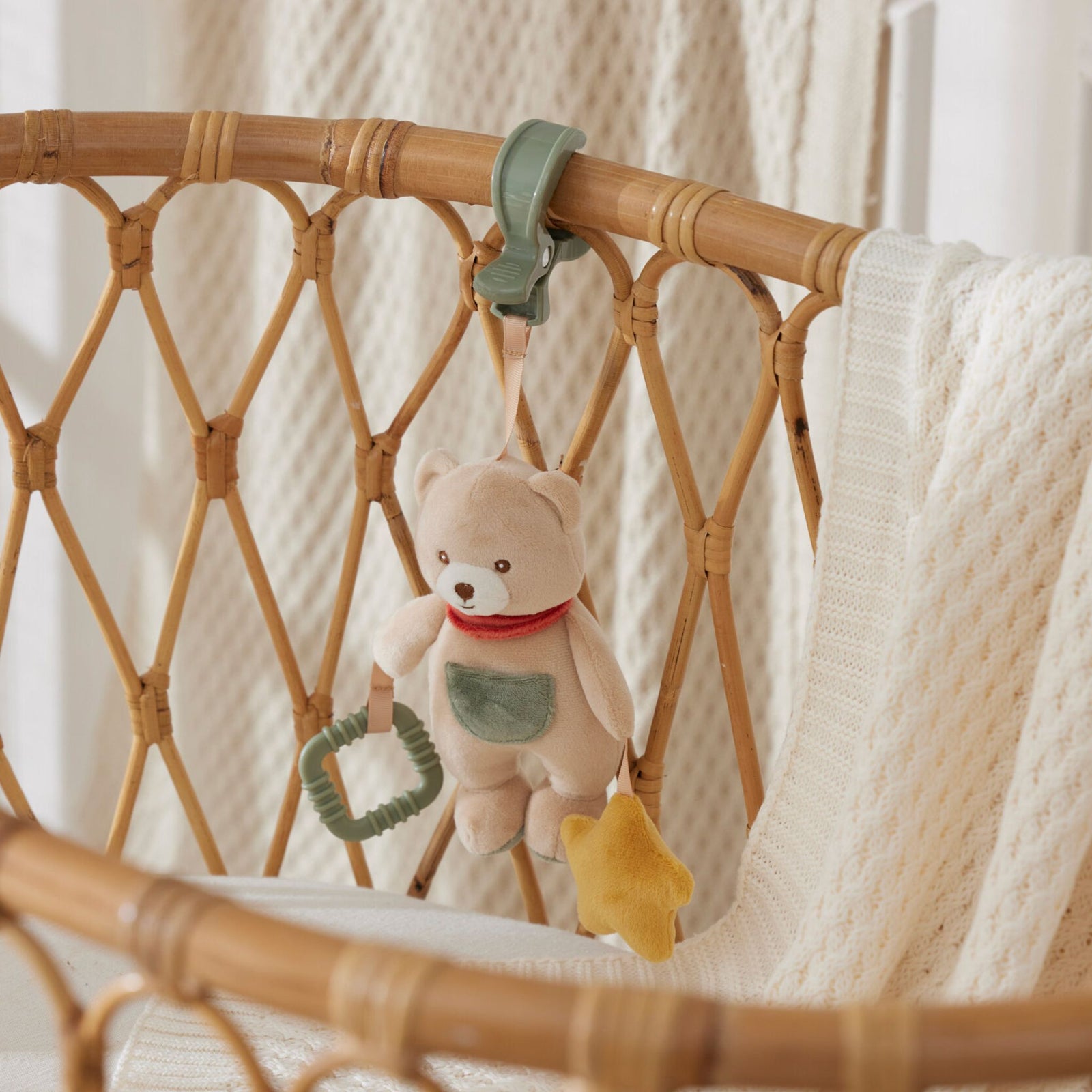 Bear Clip On Toy - Oxley and Moss