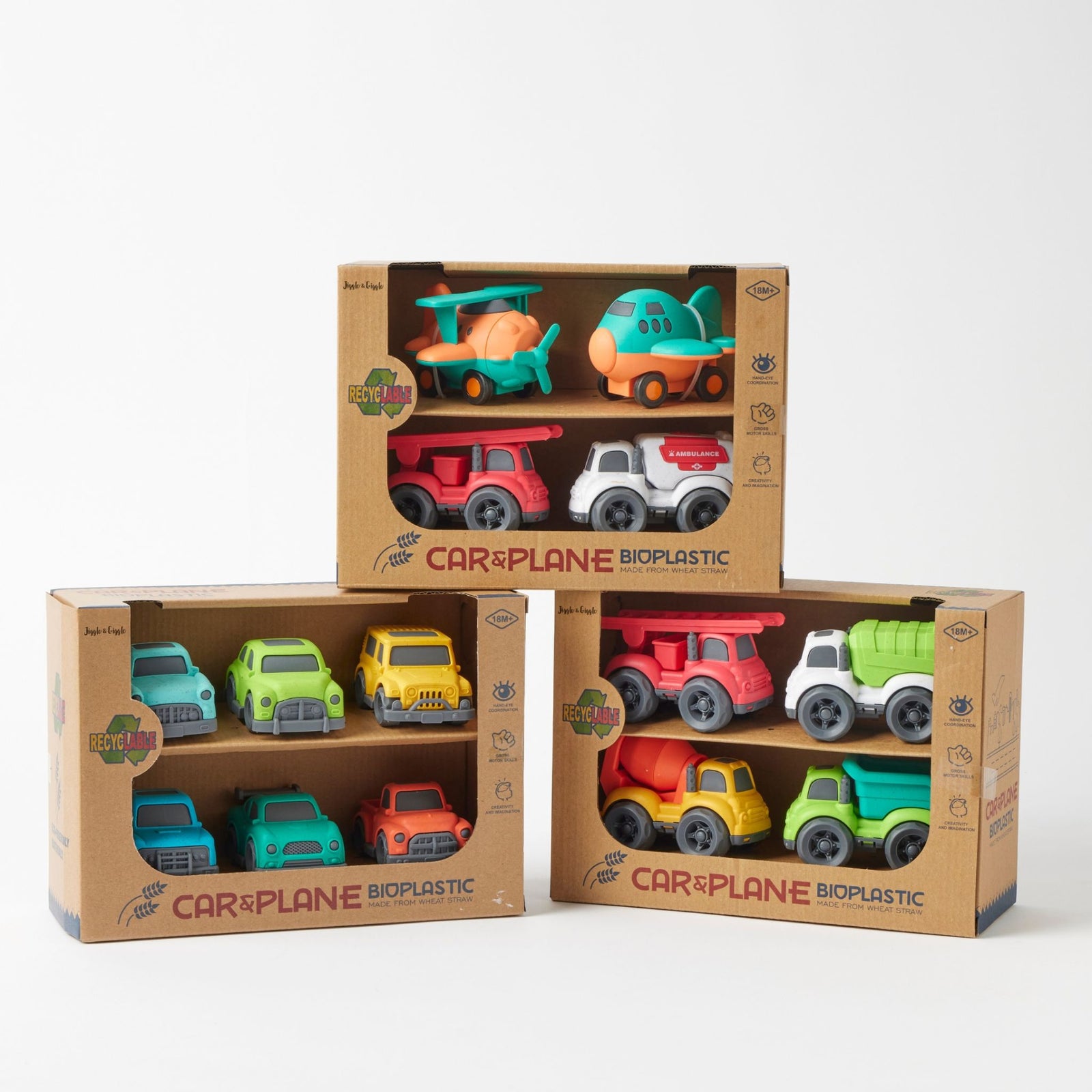 Bioplastic Car & Plane Set