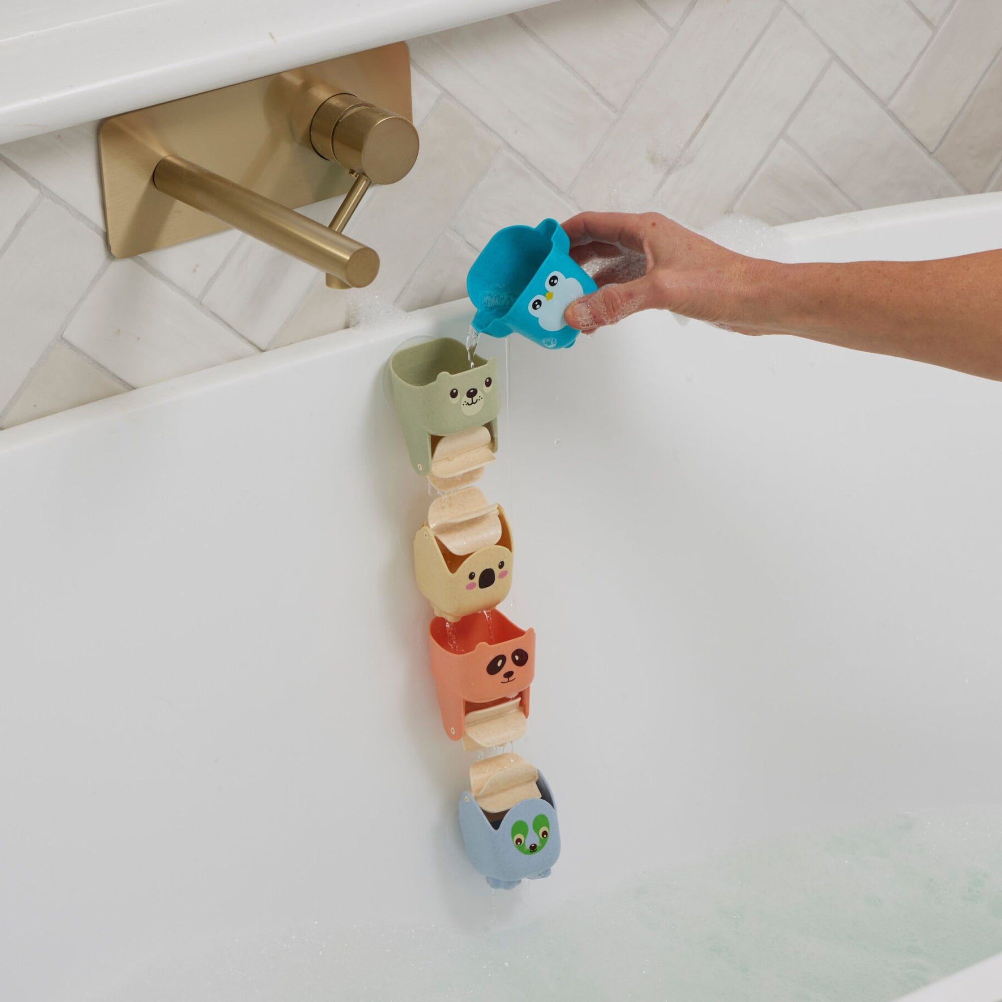 Splash &amp; Spin Bath Animals - Oxley and Moss