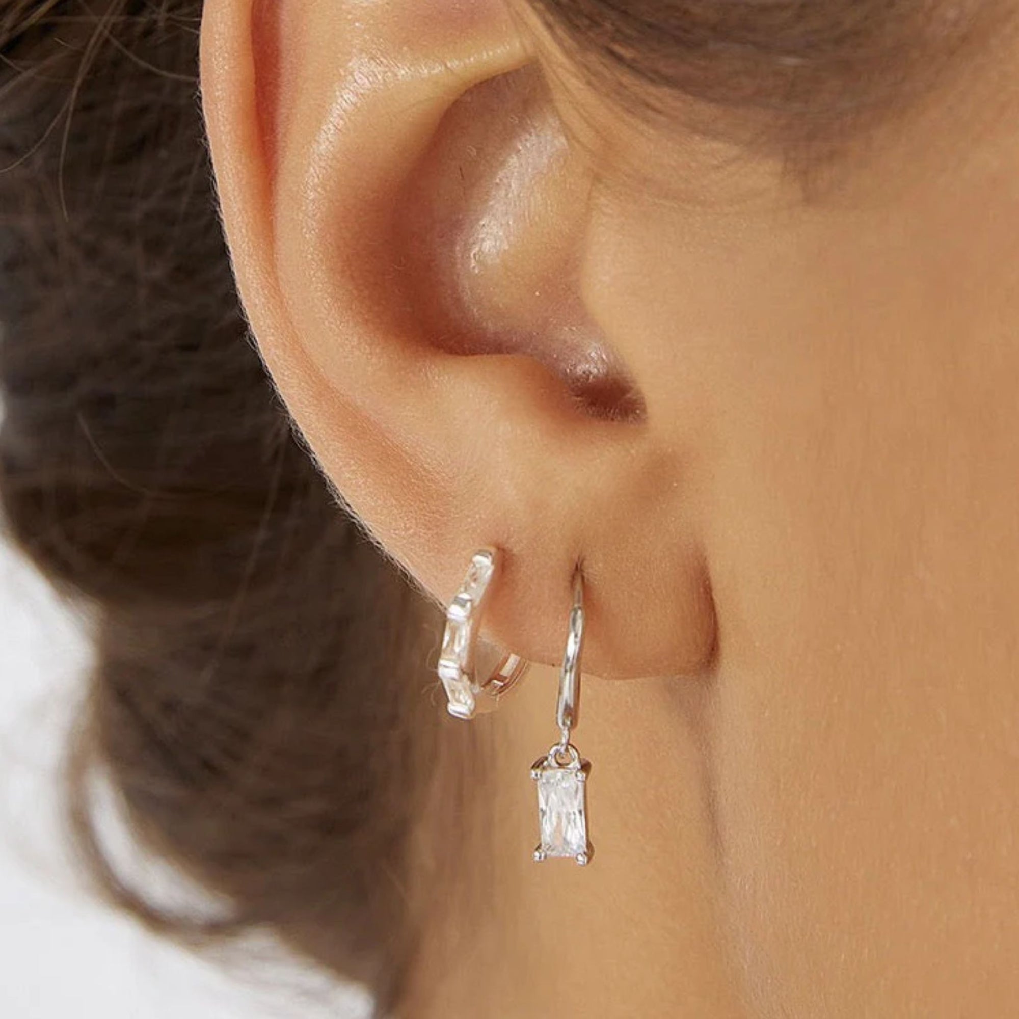 Pip Silver Charm Earrings