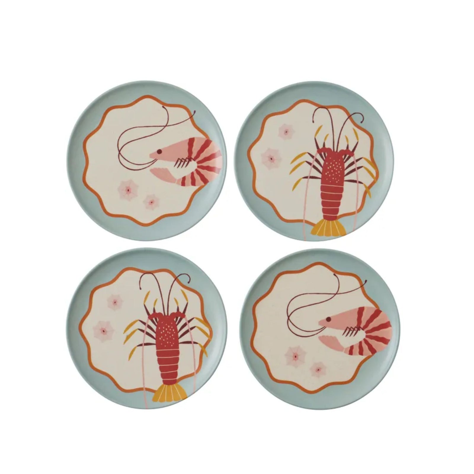 Shack Bamboo Fibre Plate Set