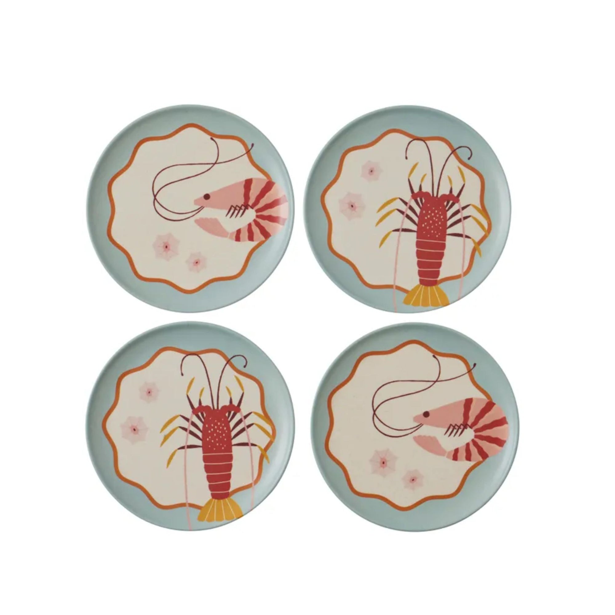 Shack Bamboo Fibre Plate Set