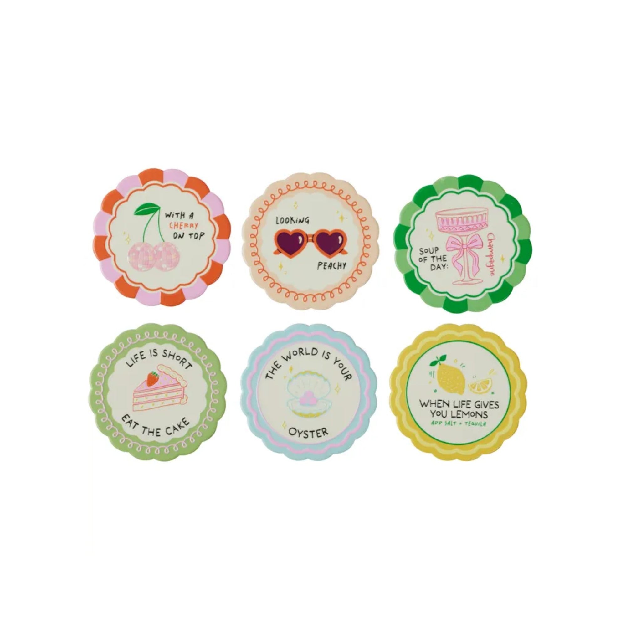 Proverb Ceramic Coasters