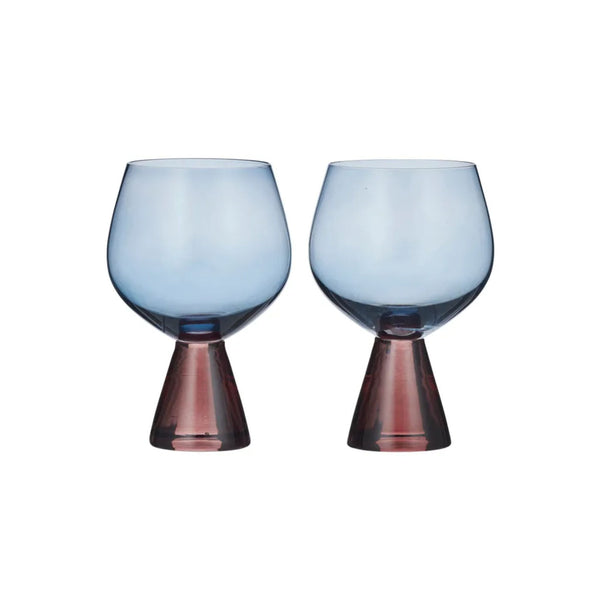Pyramid Glass Goblet Set– Oxley and Moss