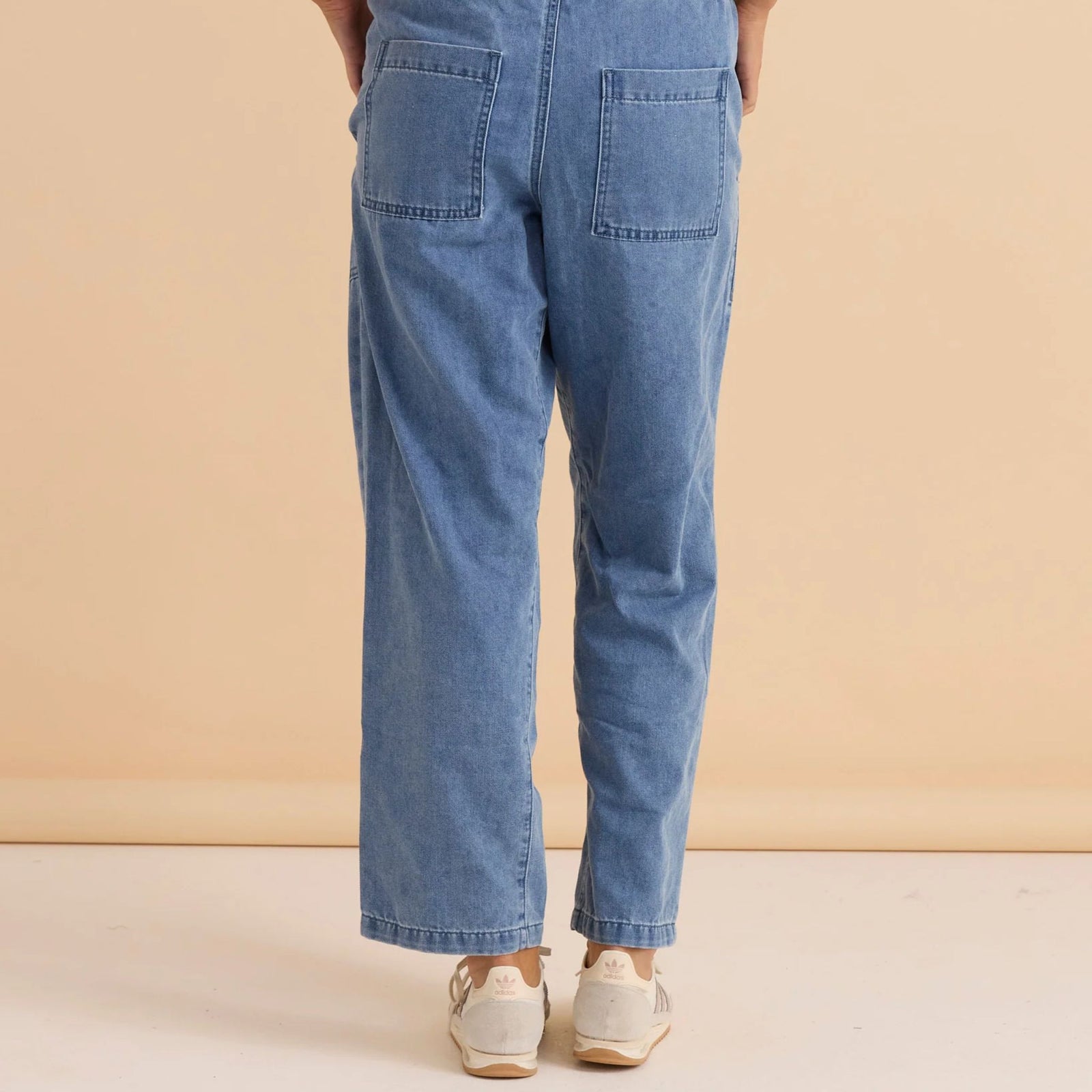 Quinn Cotton Jogger Blue Denim