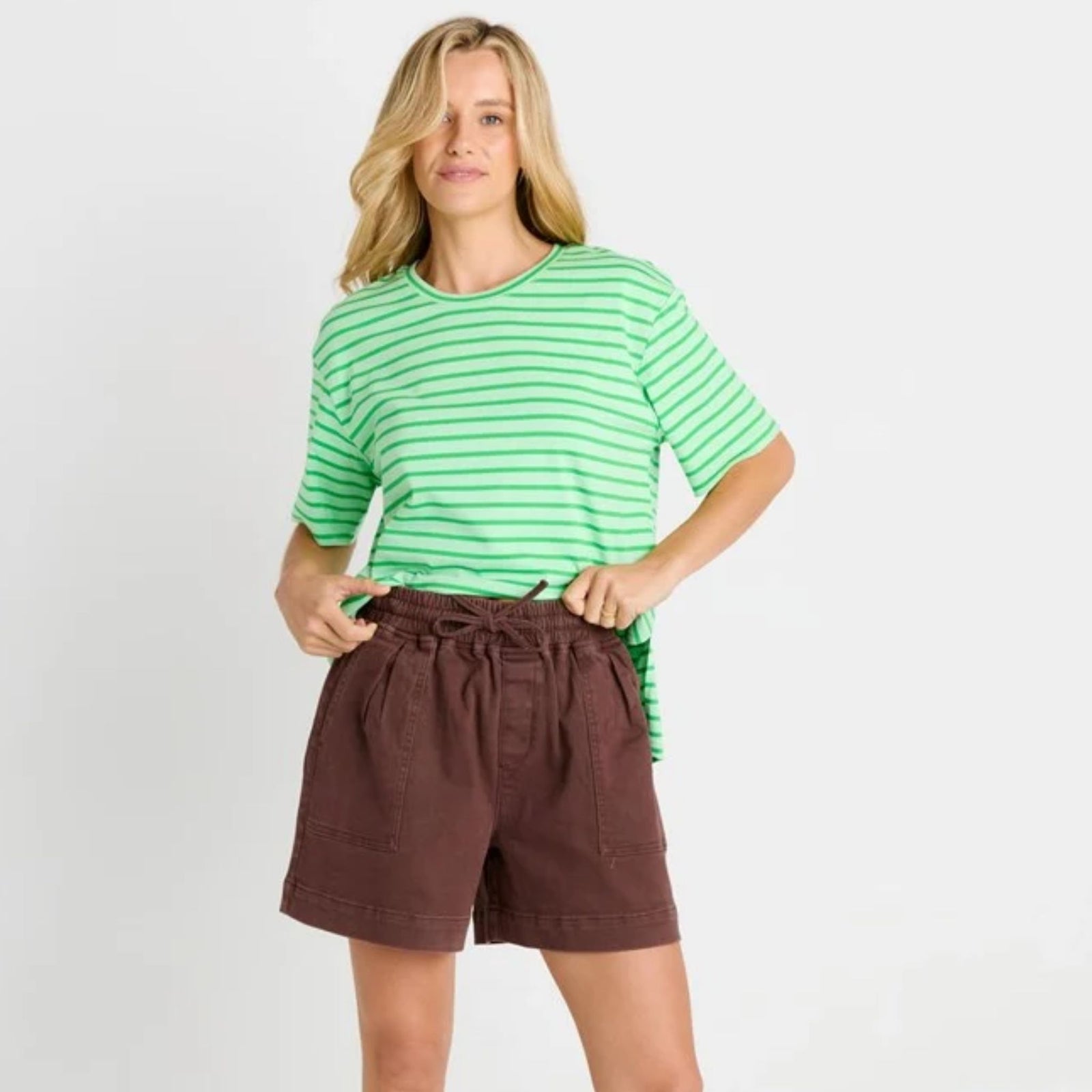 Quinn Cotton Short Chocolate