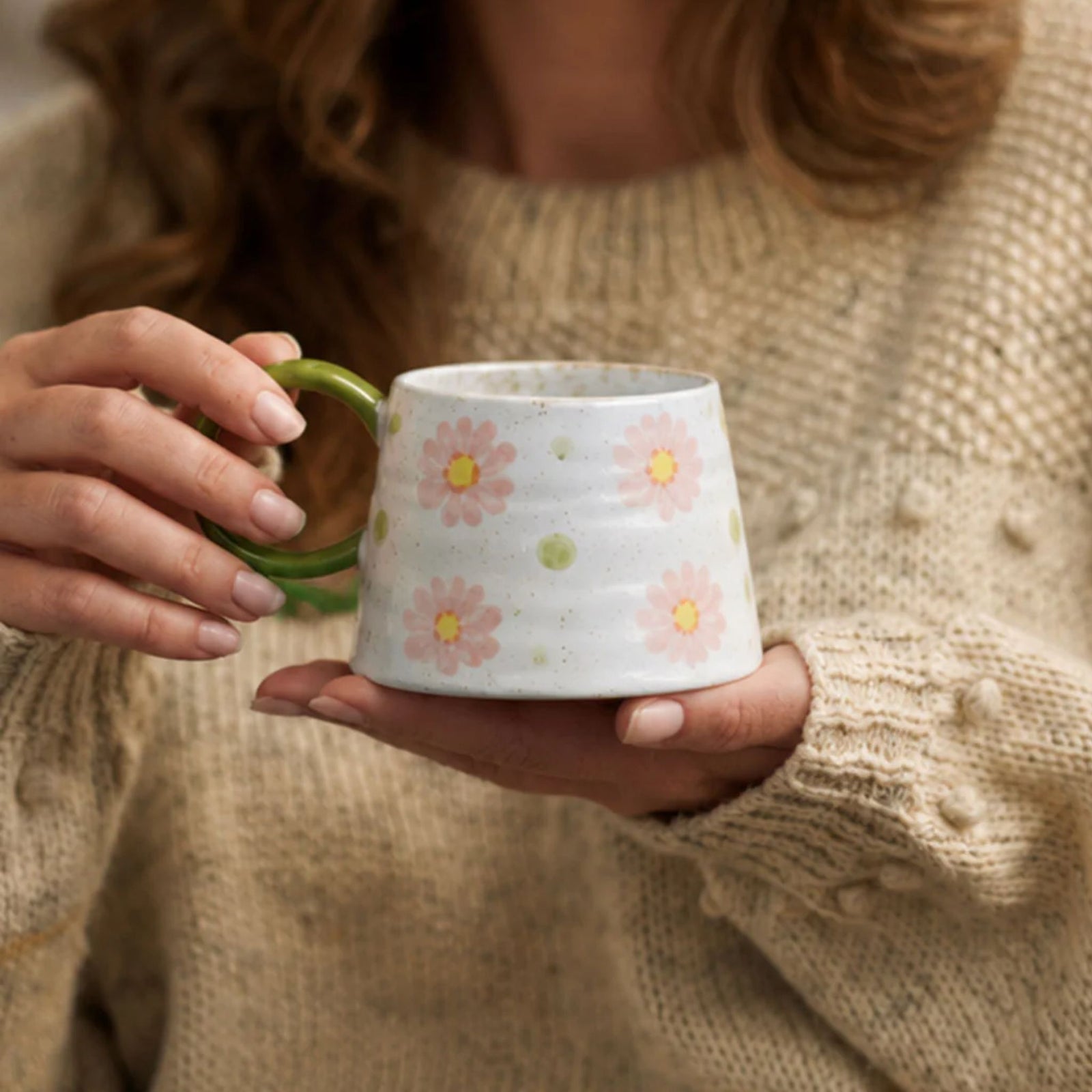 Quinn Large Handled Mug