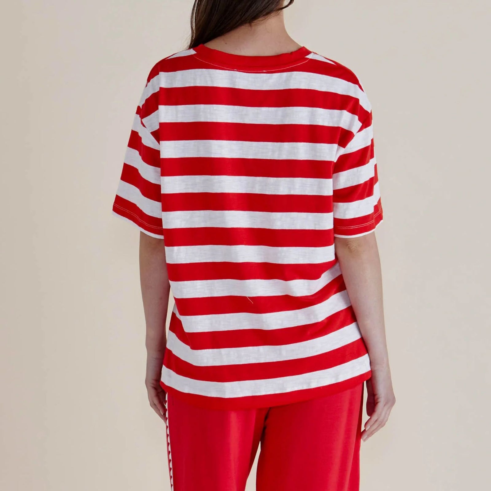 Relax Boxy Tee Stripe