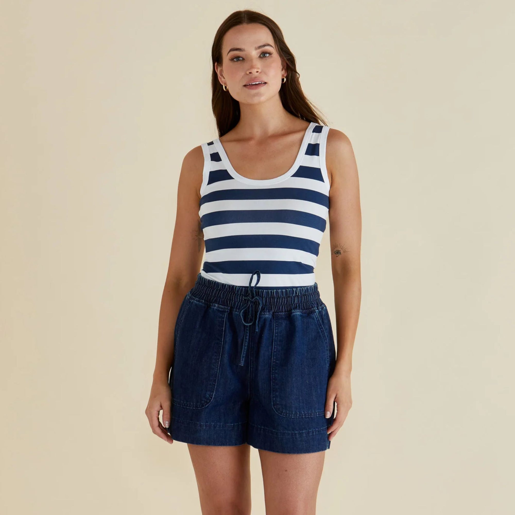 Relax Denim Shorts