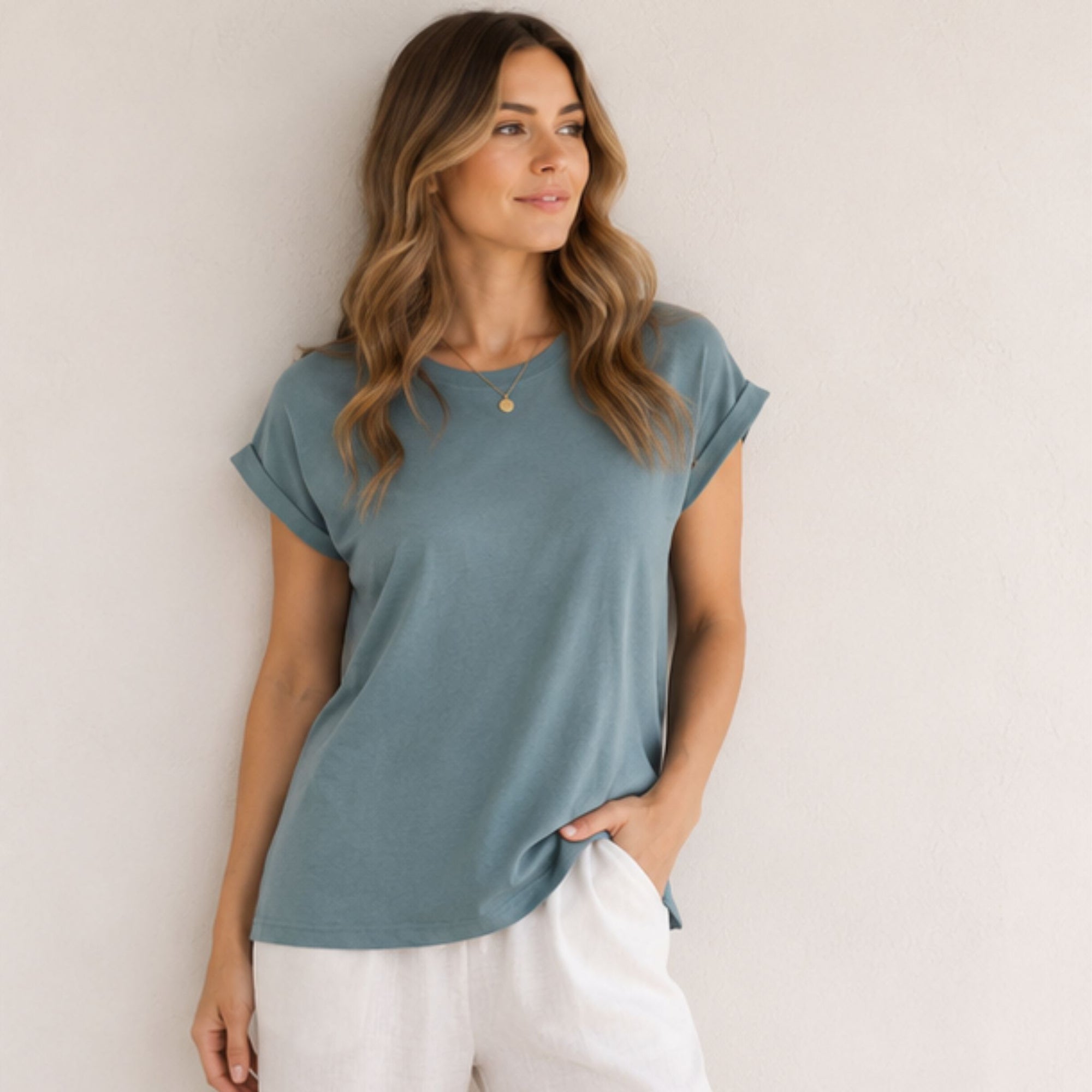 Rhodes Tee Seafoam