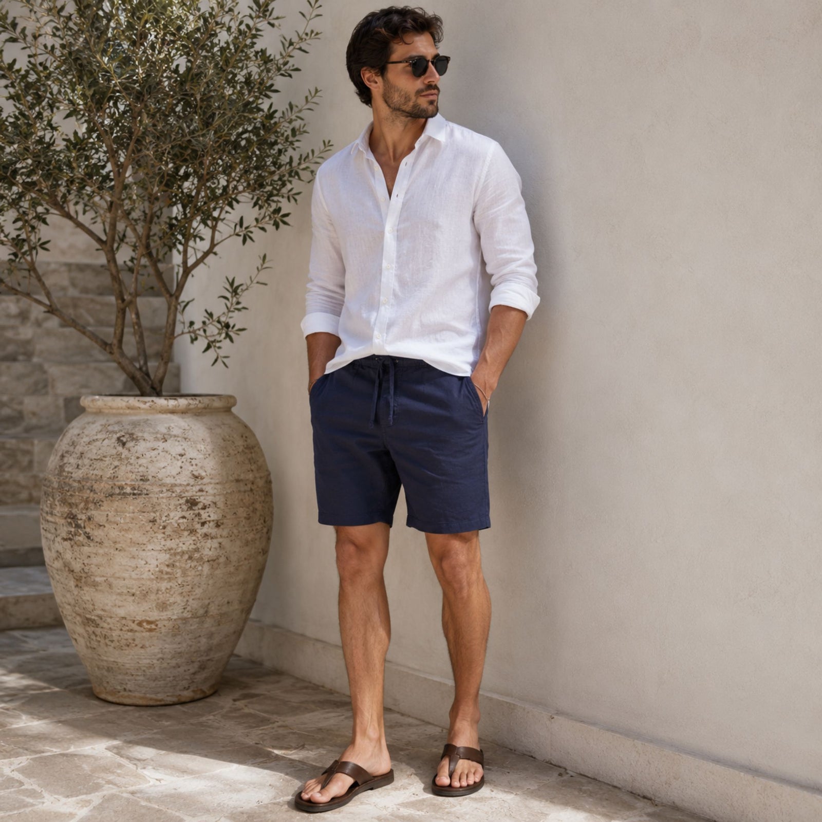 Men's Riviera Linen Short