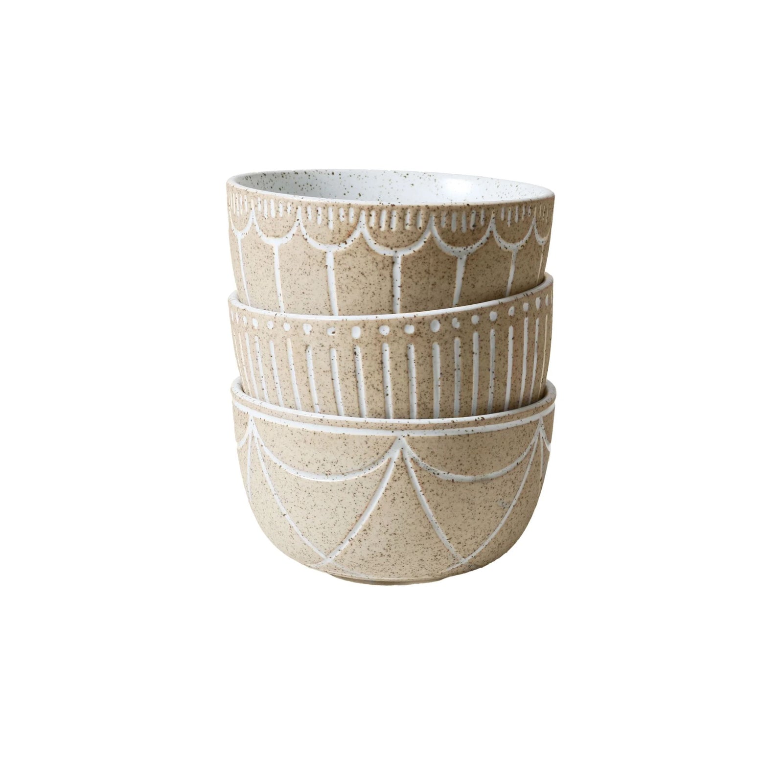 Set of 3 Condiment Bowls Natural Entertainer