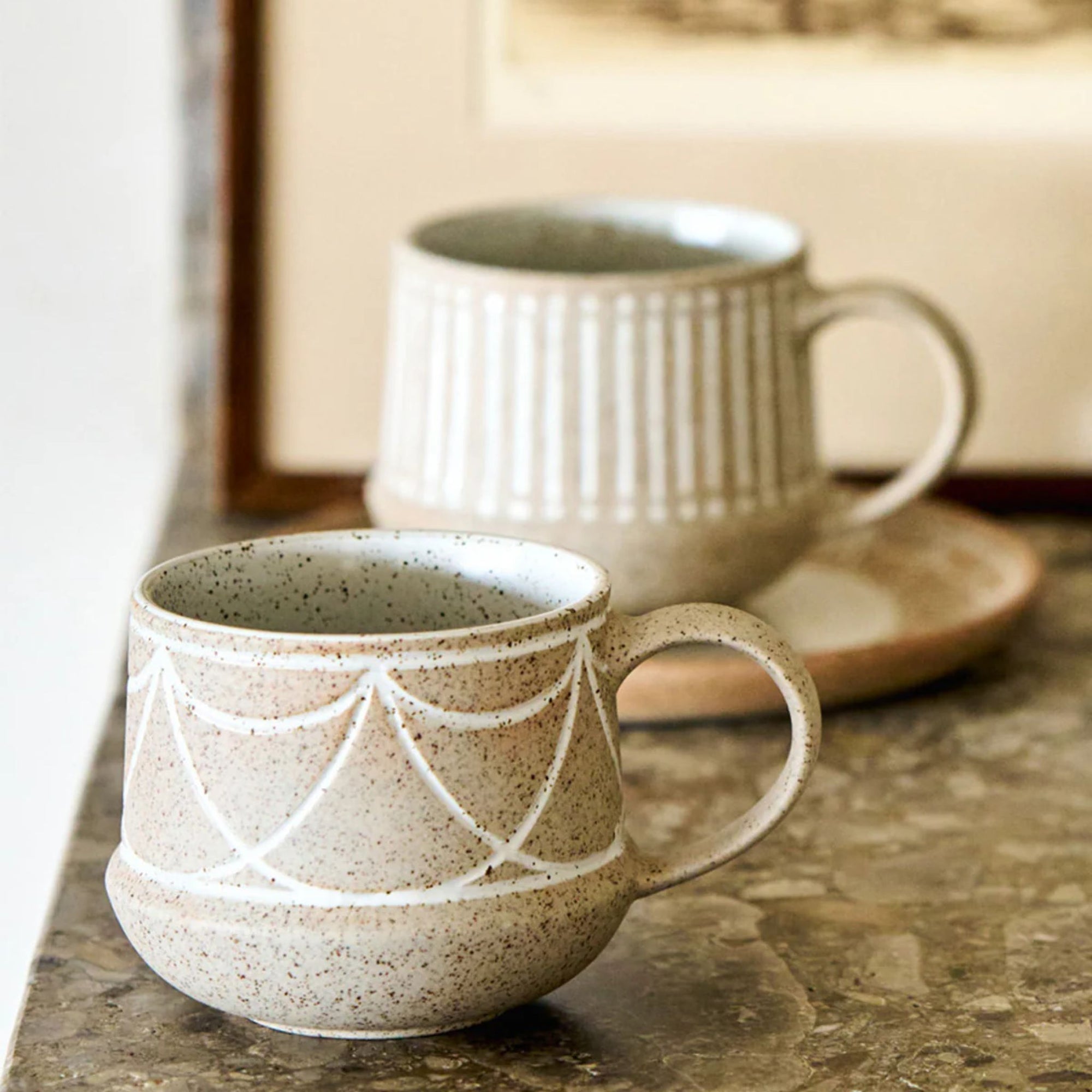 Set of 3 Mugs Natural Entertainer
