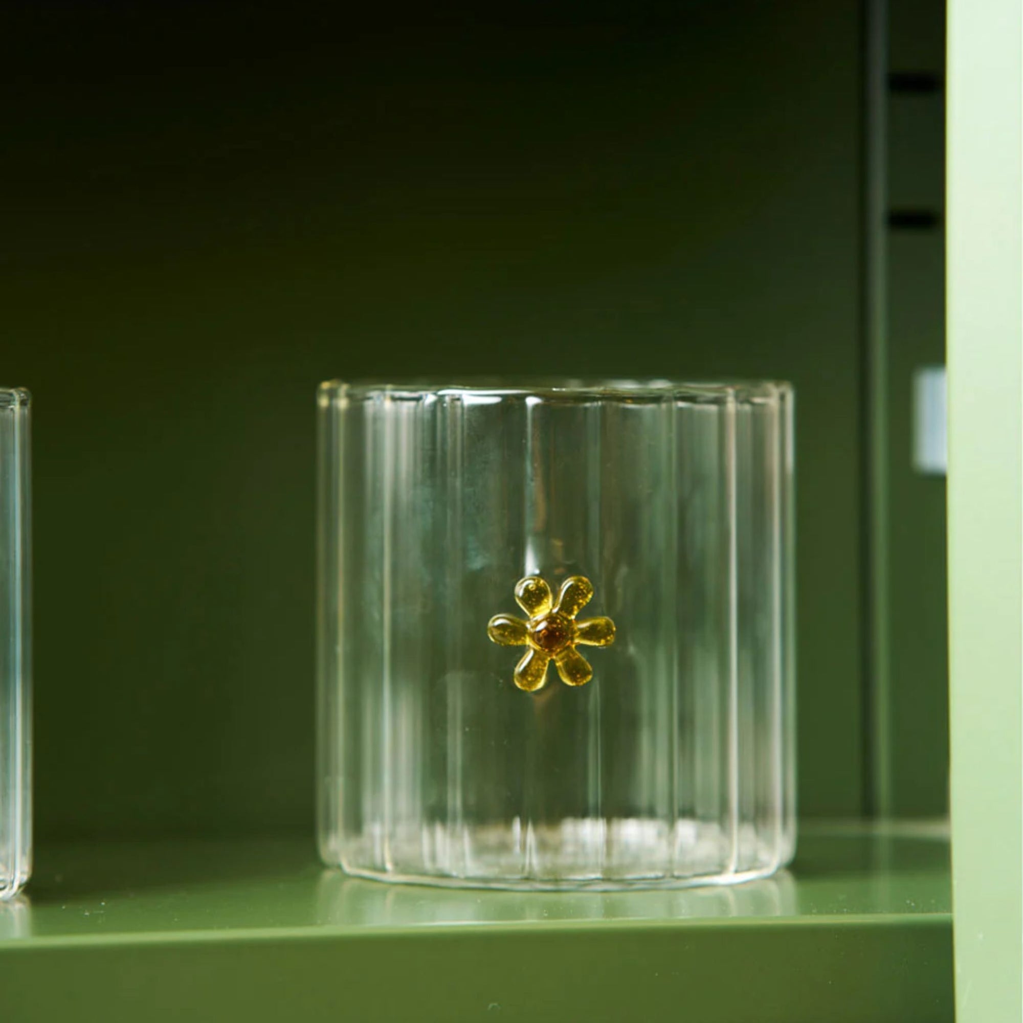 Flower Haven Glass Tumbler