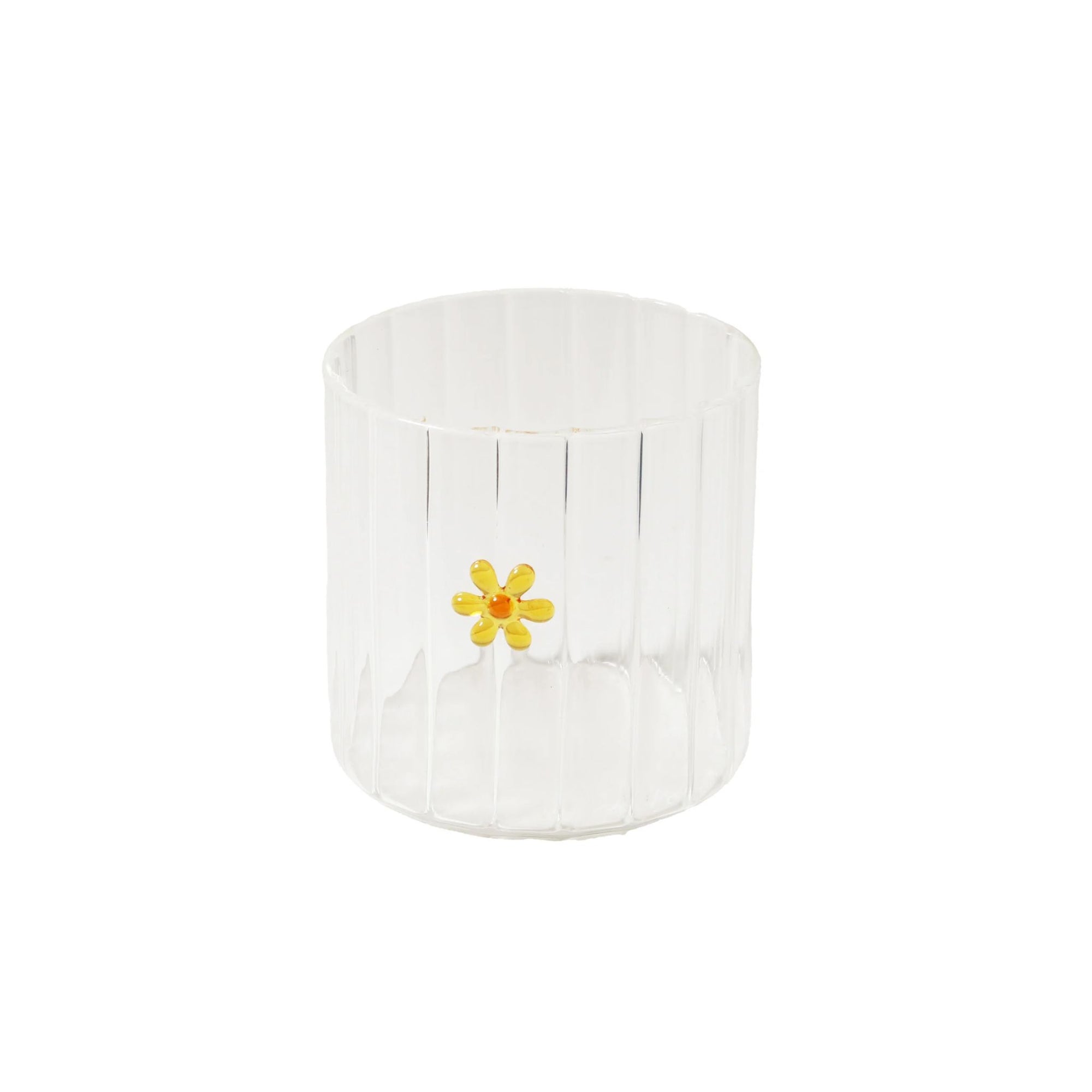 Flower Haven Glass Tumbler