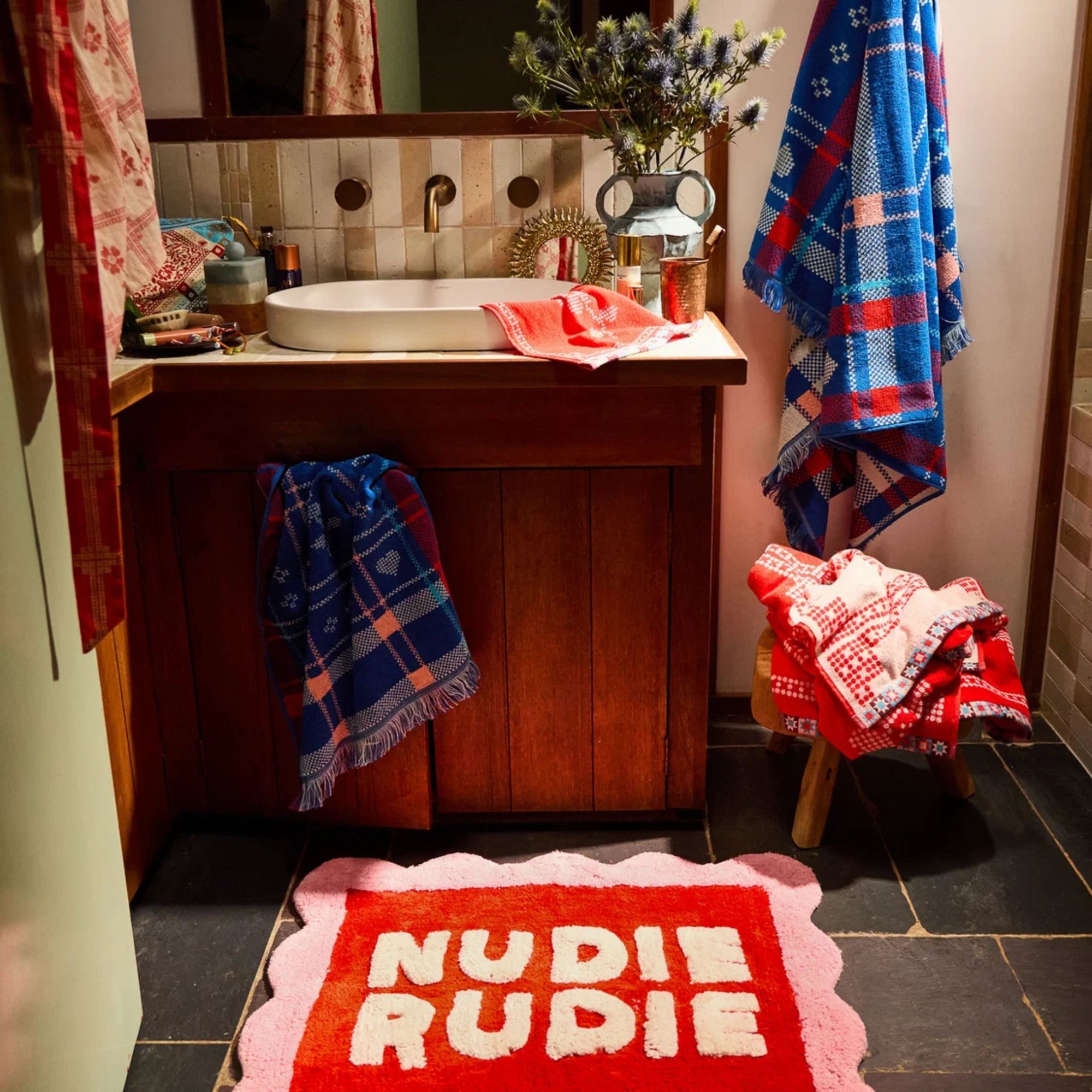 Romy Nudie Bath Mat Poppy