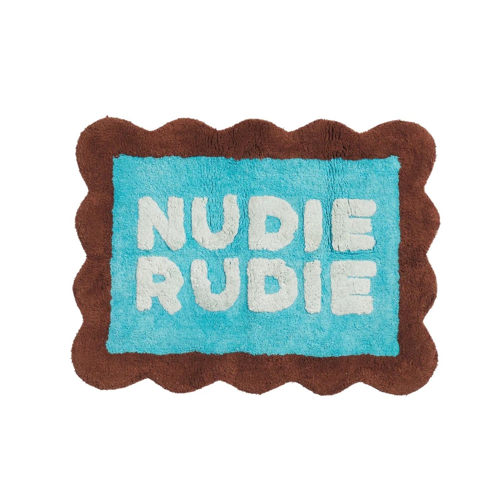 Romy Nudie Bath Mat Turquoise