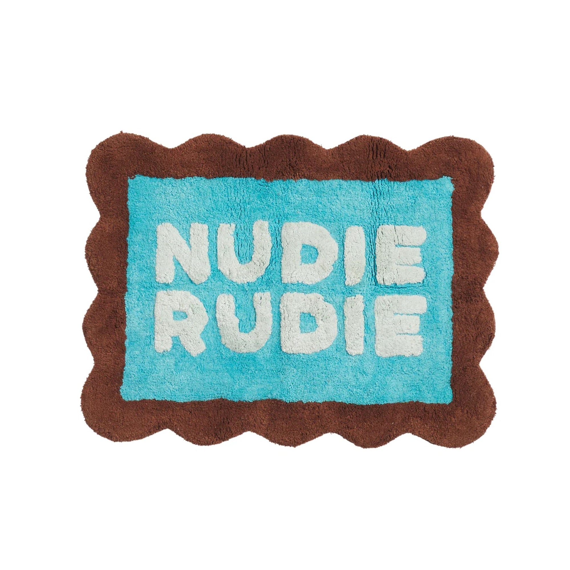 Romy Nudie Bath Mat Turquoise