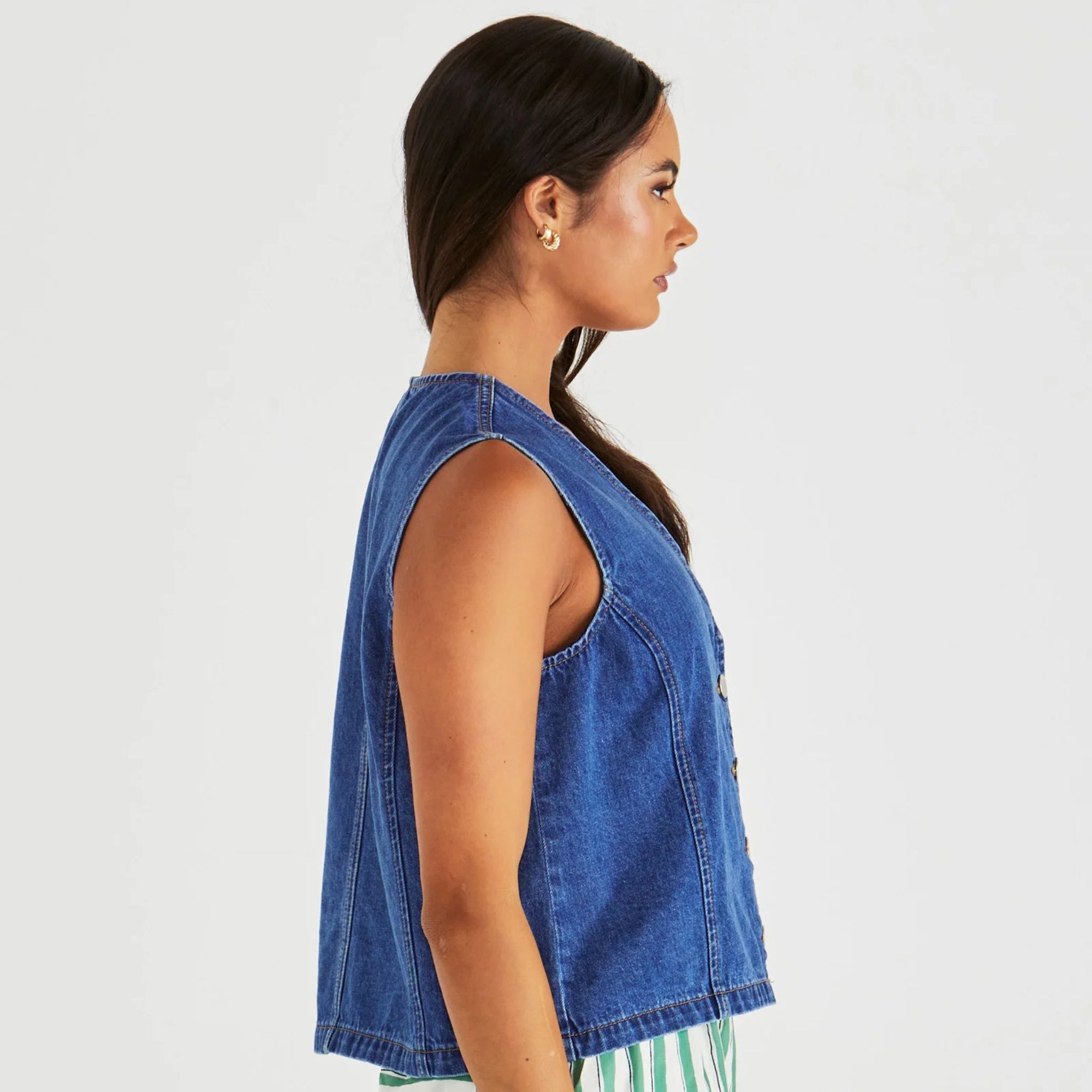 Sabine Denim Vest