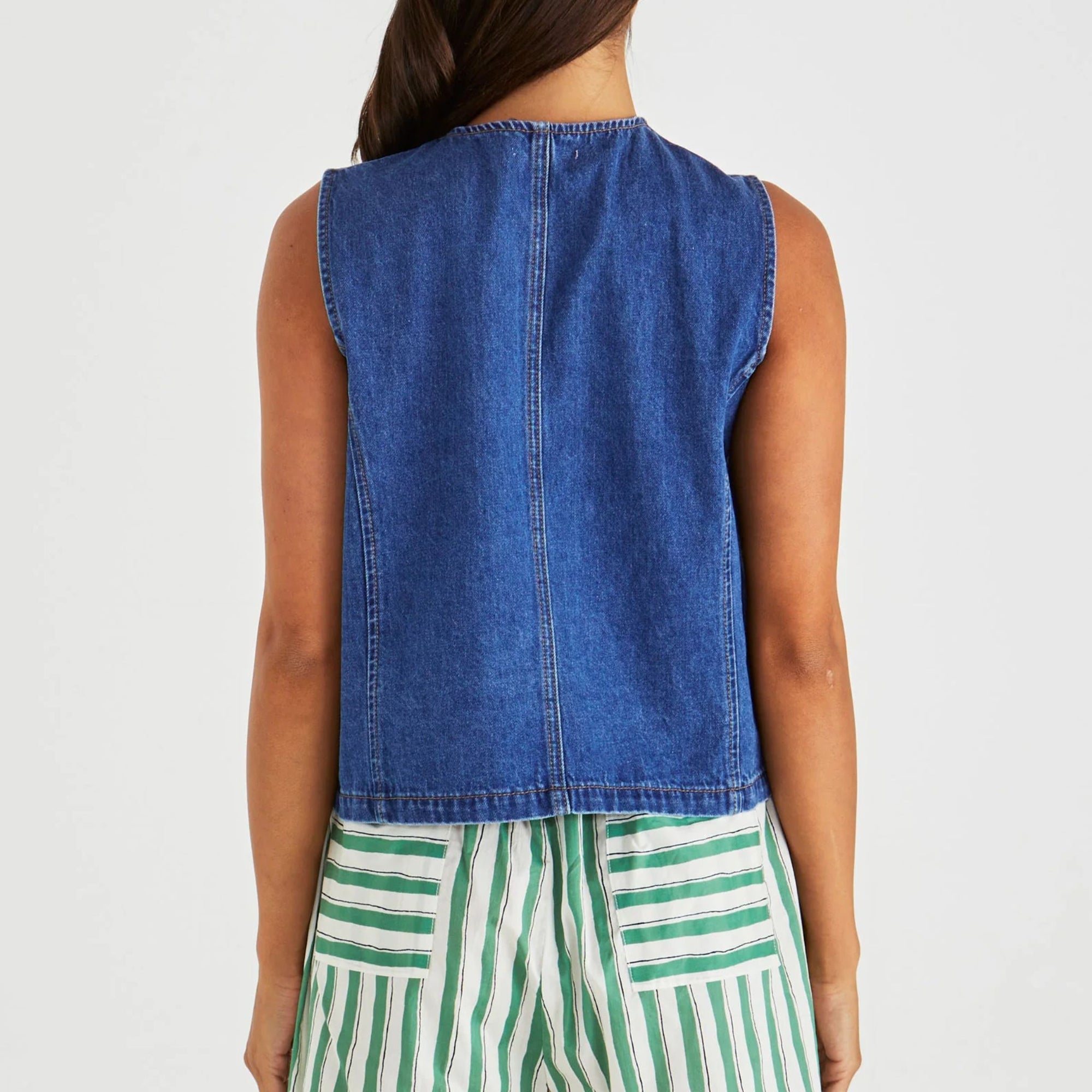 Sabine Denim Vest