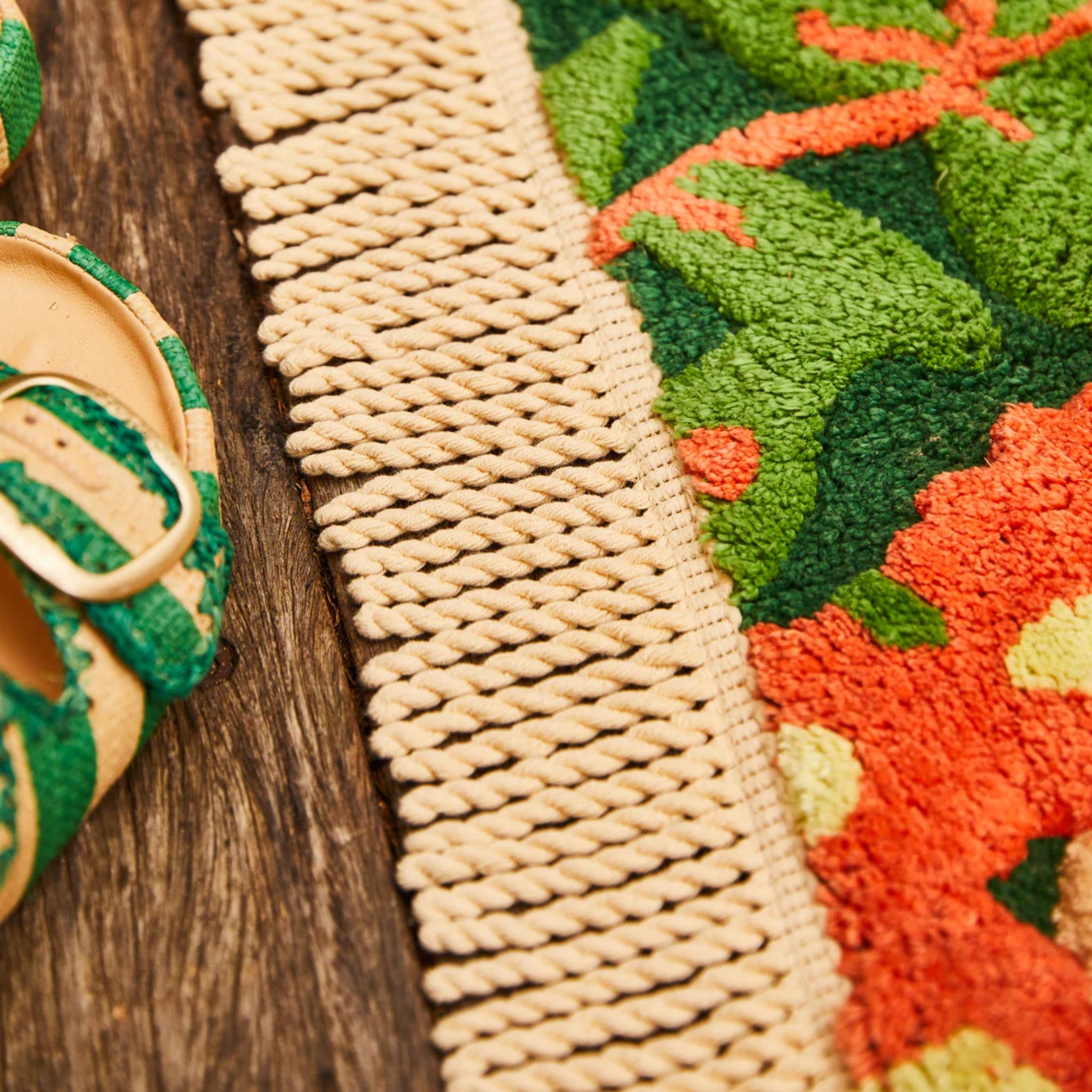 Francesca Bath Mat -Kelp