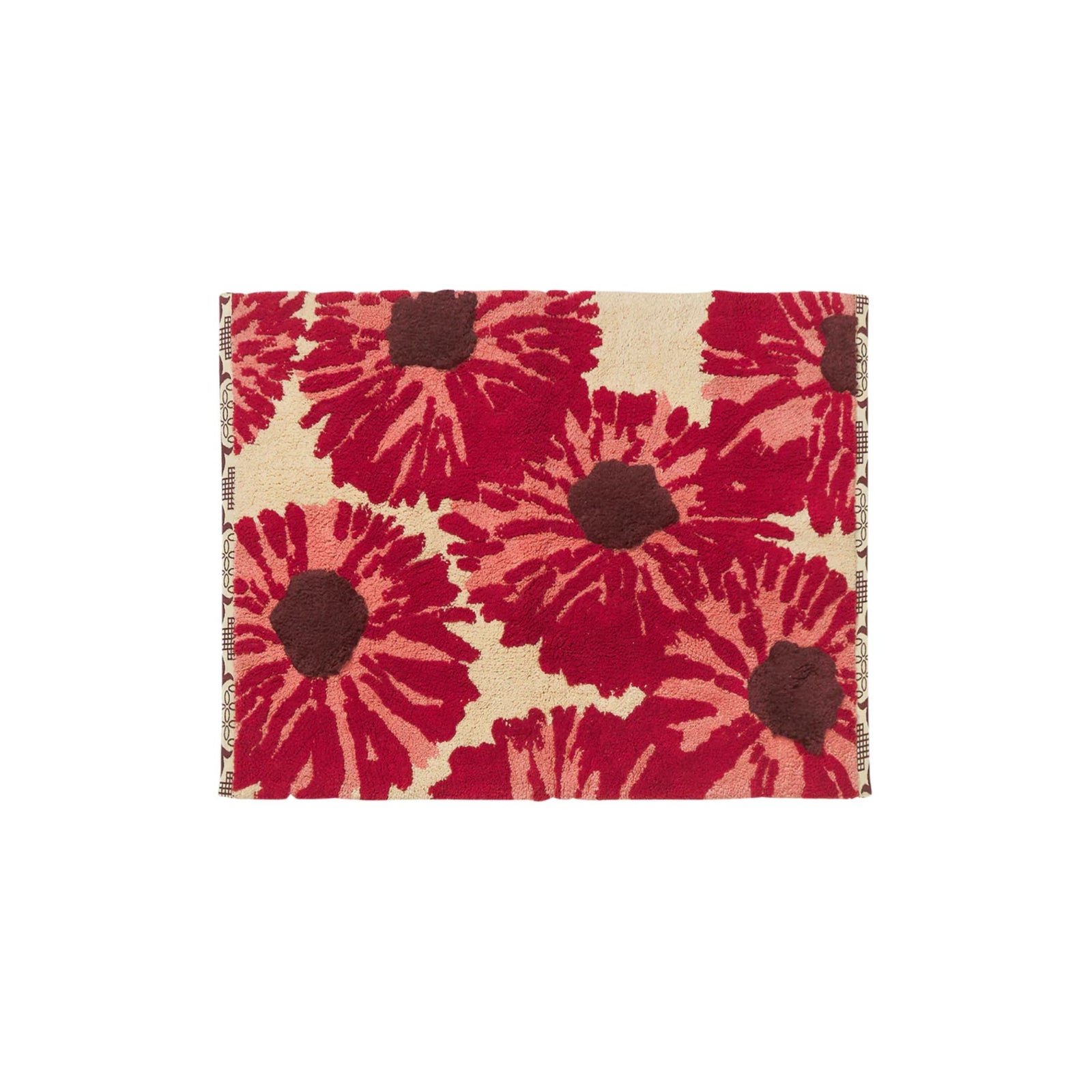 Isabella Bath Mat Crimson