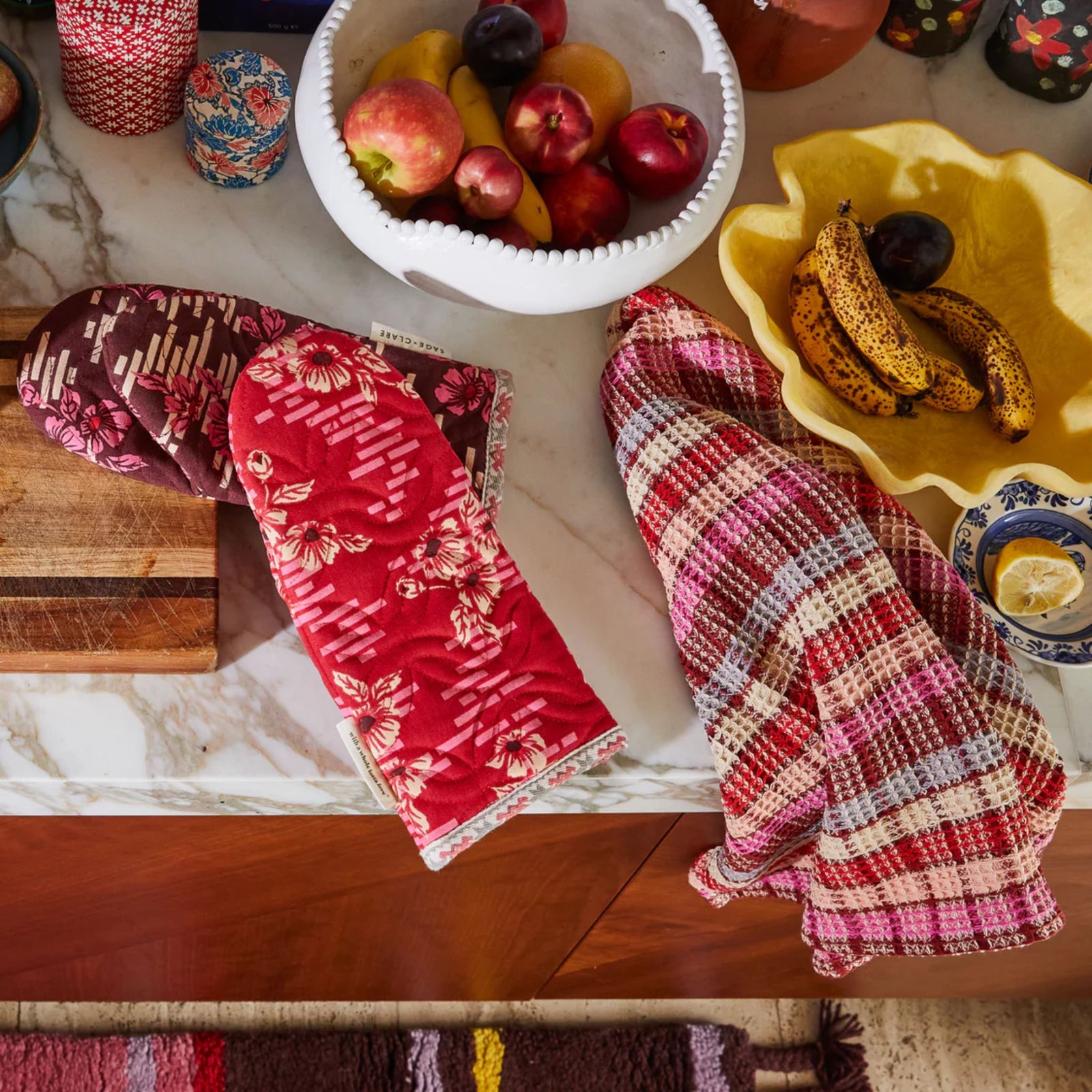 Stela Check Tea Towel