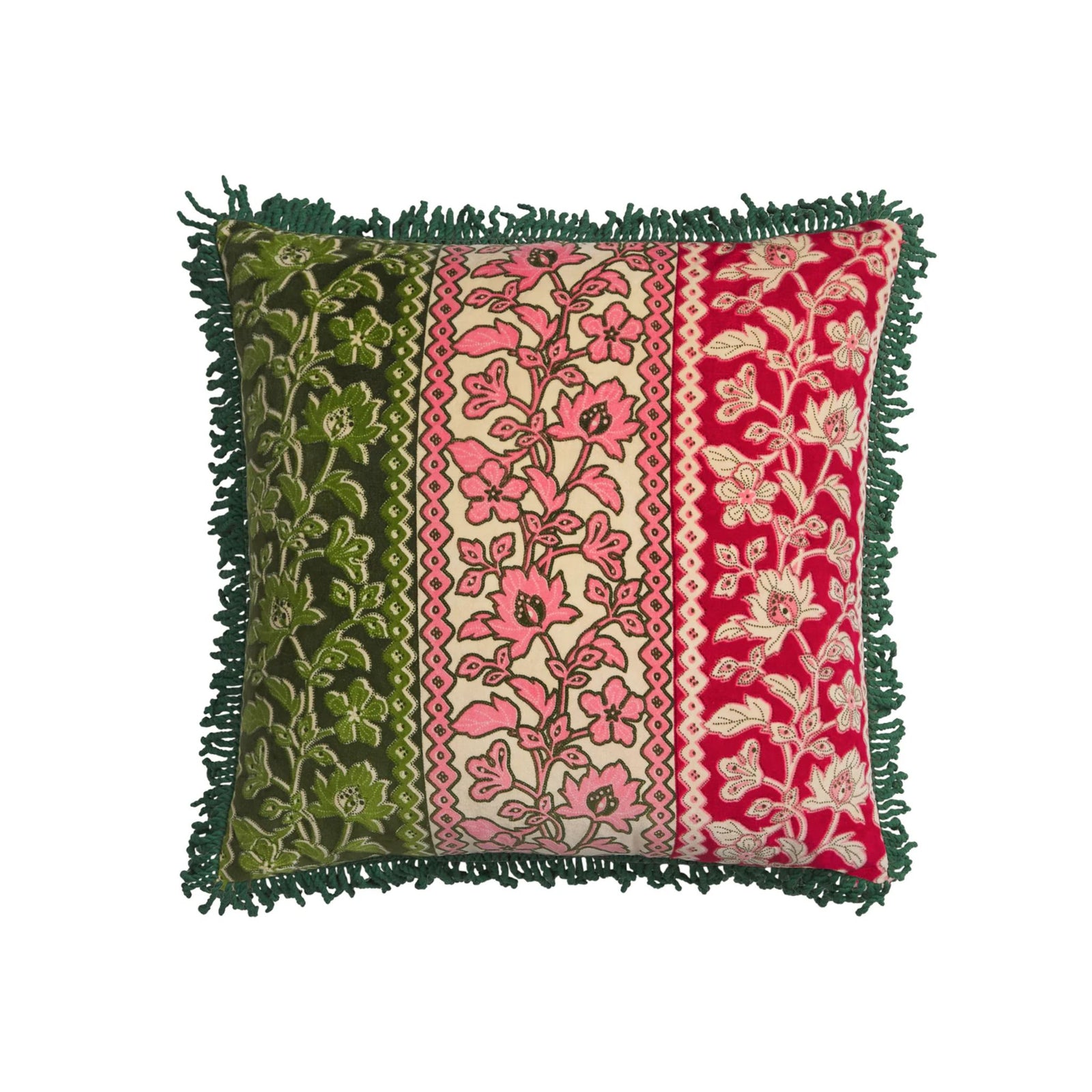 Thea Velvet Cushion Kelp